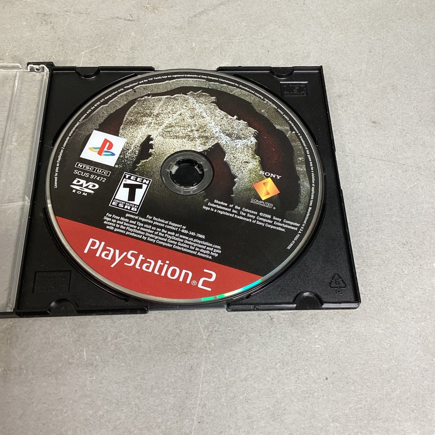 Shadow of the Colossus (Sony PS2, 2006) Disc Only