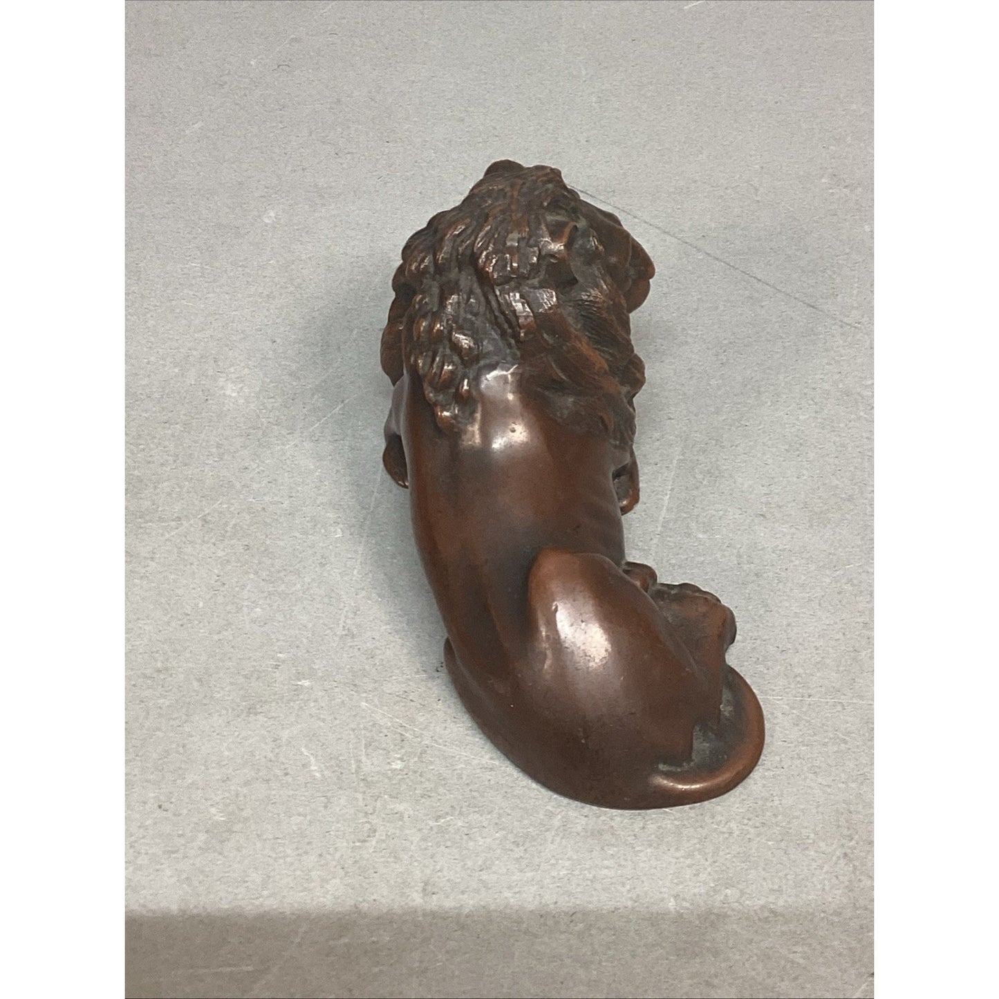 JB JENNING BROS Original Lion Old Figural Paperweight Decorative Art Statue