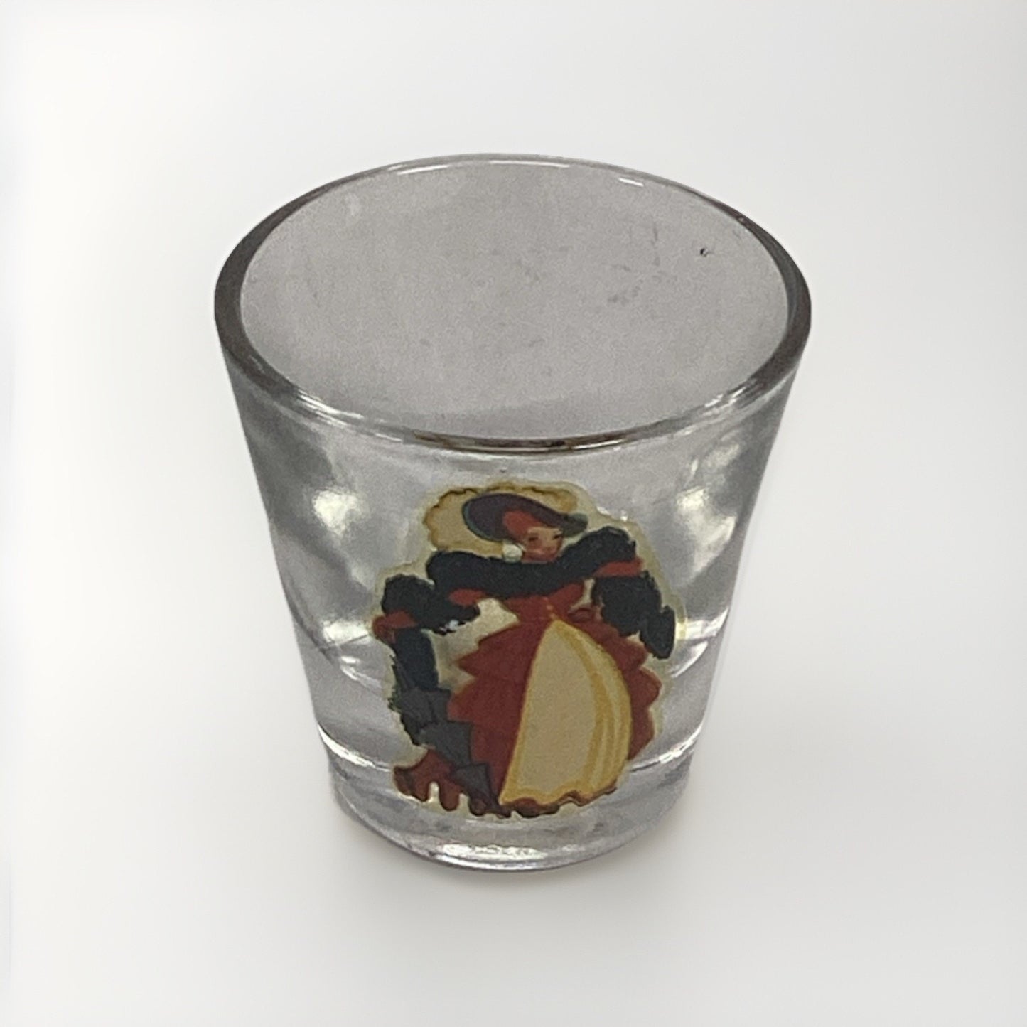 Vintage Pin-up Girl Shot Glass