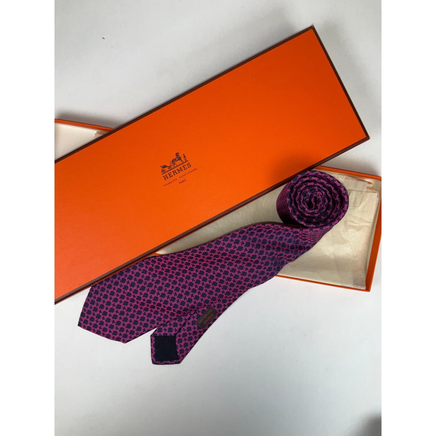 Men’s Hermès Chaine d'Ancre Tie REF: 659059T | No Box