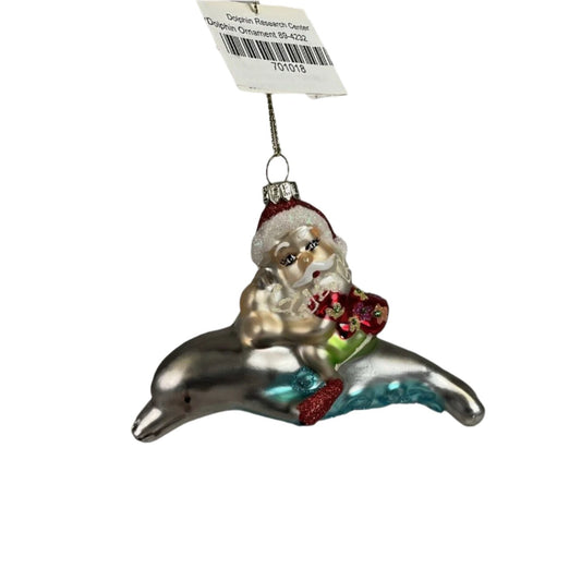 Christopher Radko Dolphin Research Center Christmas Ornament Glass