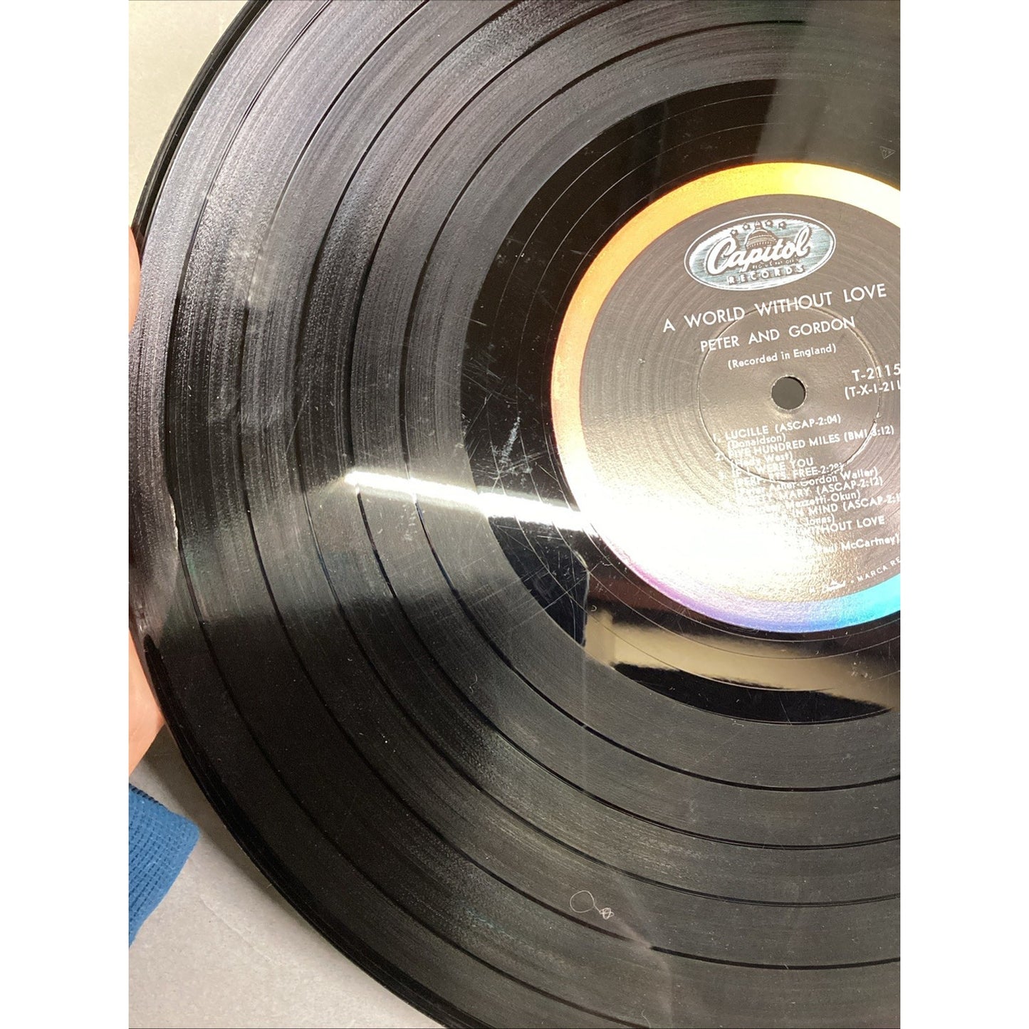 Peter & Gordon / A World Without Love LP Capitol 2115 Mono