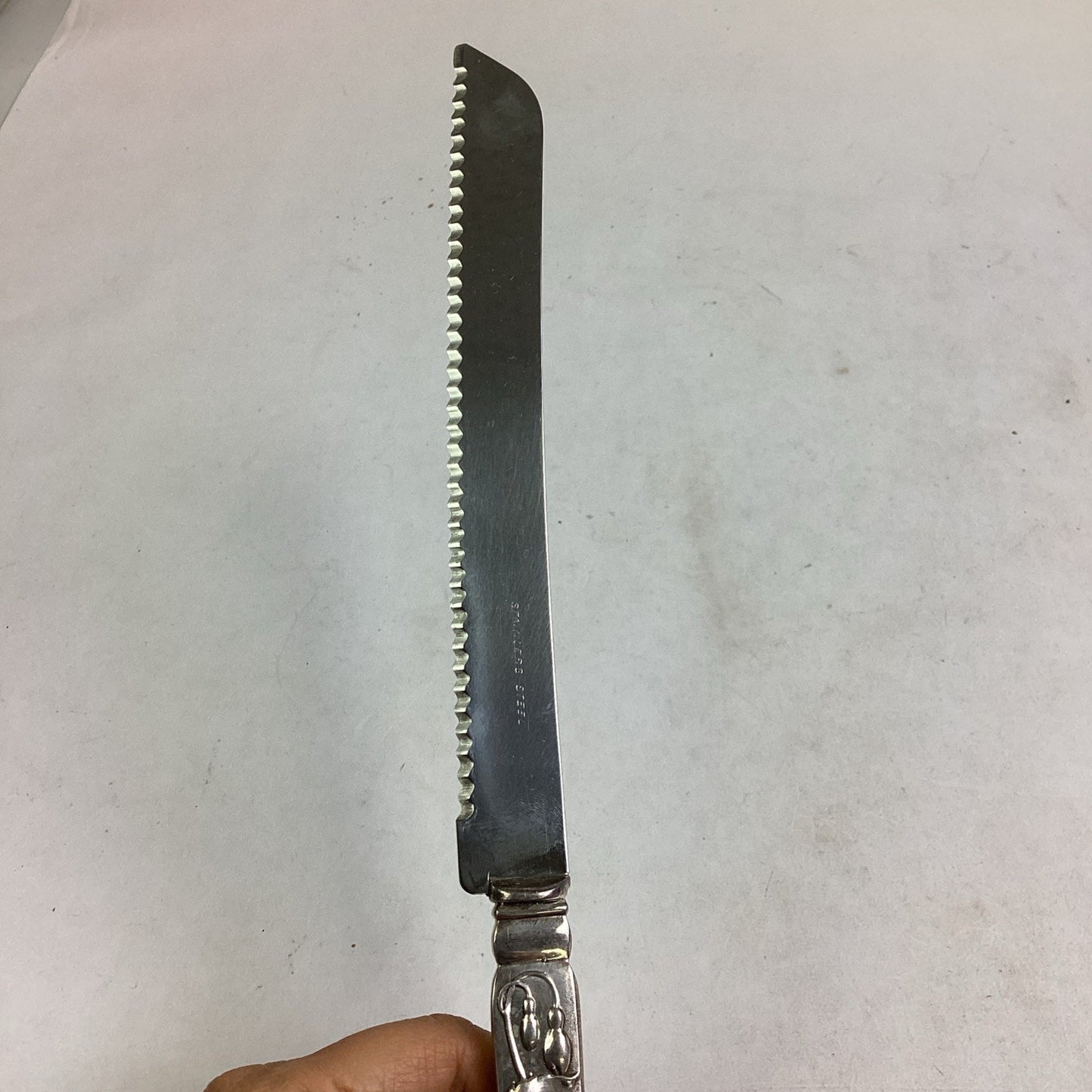 Vintage Cheese/Cake/Bread Knife With Stainless Steel Blade