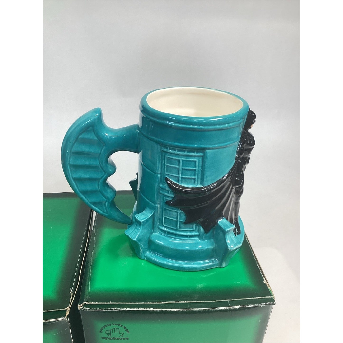 DC COMICS~1995 Applause~Figural Mug Cup~Batman~Batman Forever Set Of 2 - New