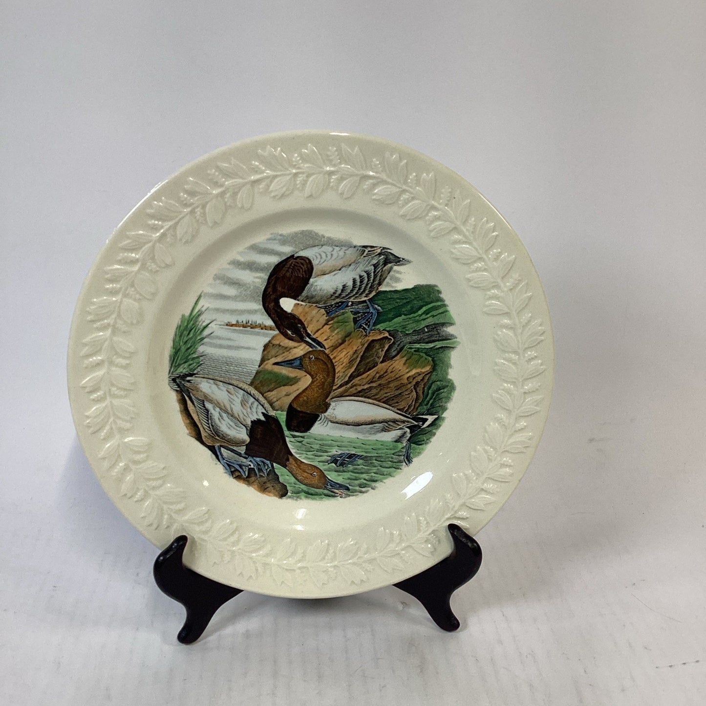 Adams Audubon Plates “Birds of America” Canvas Back Duck Dinner Plate