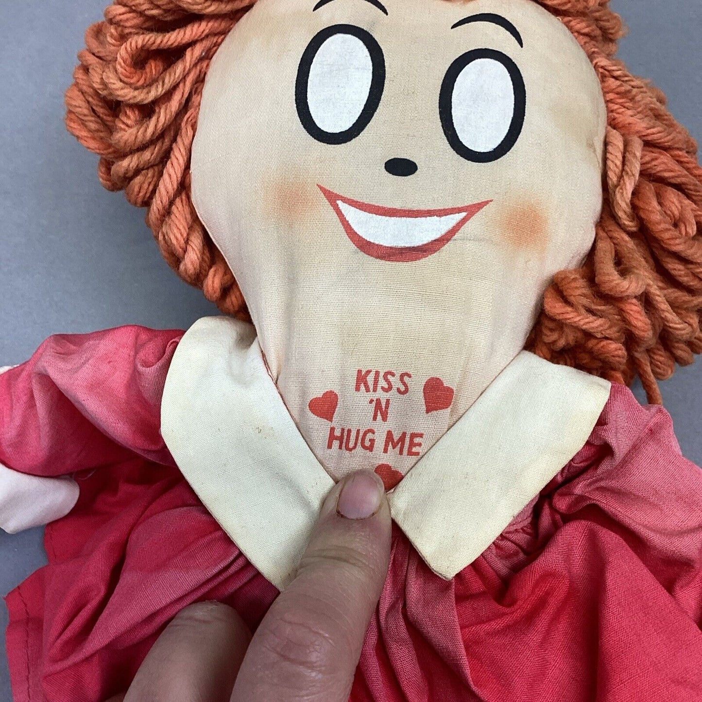 1967 Little Orphan Annie Plush & 1977 Knickerbocker Orphan Annie with Sandy Dog