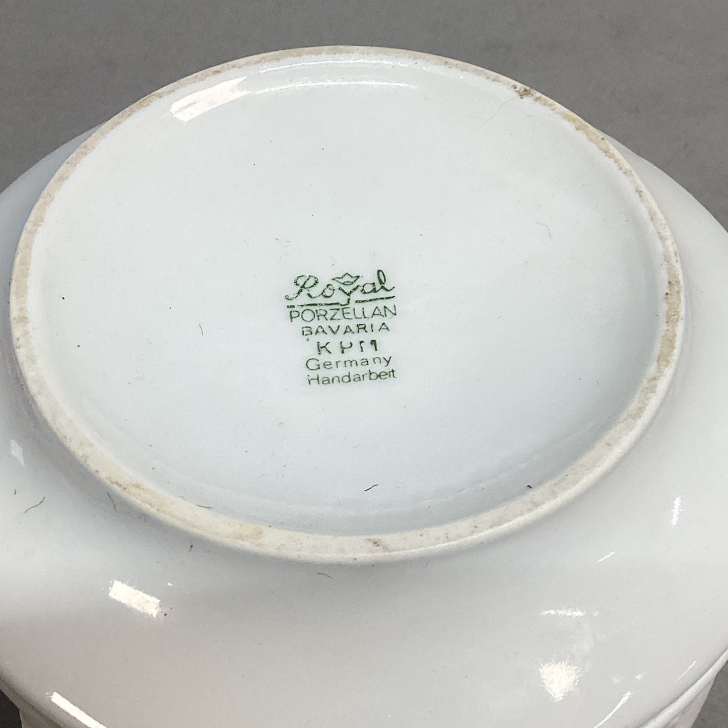 Porzellan KPM Bavaria Germany White Bisque Porcelain Flower Vase - 1970’s