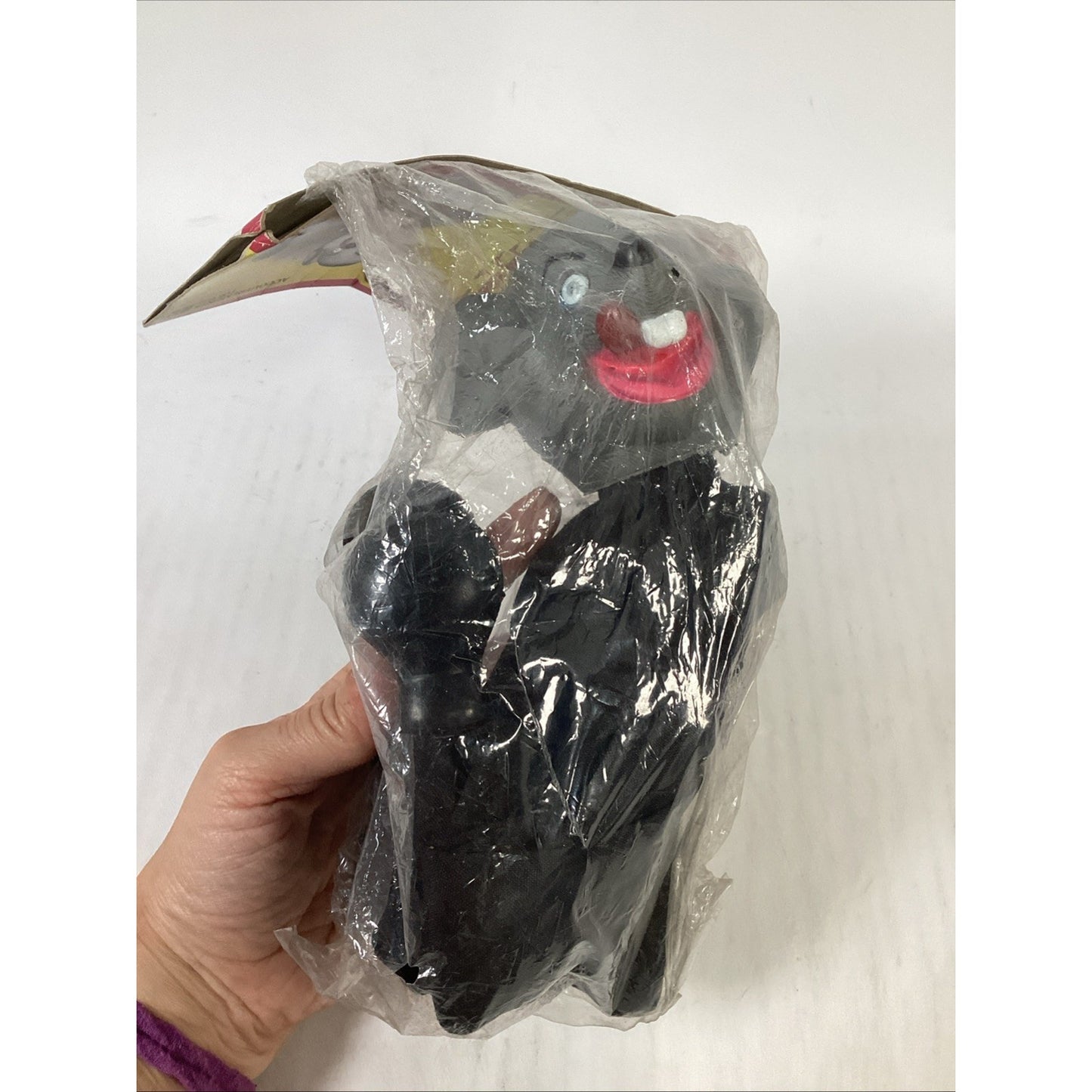 Vintage Rare NOS 1995 Meanie Mouse Punching Puppet - New In Plastic