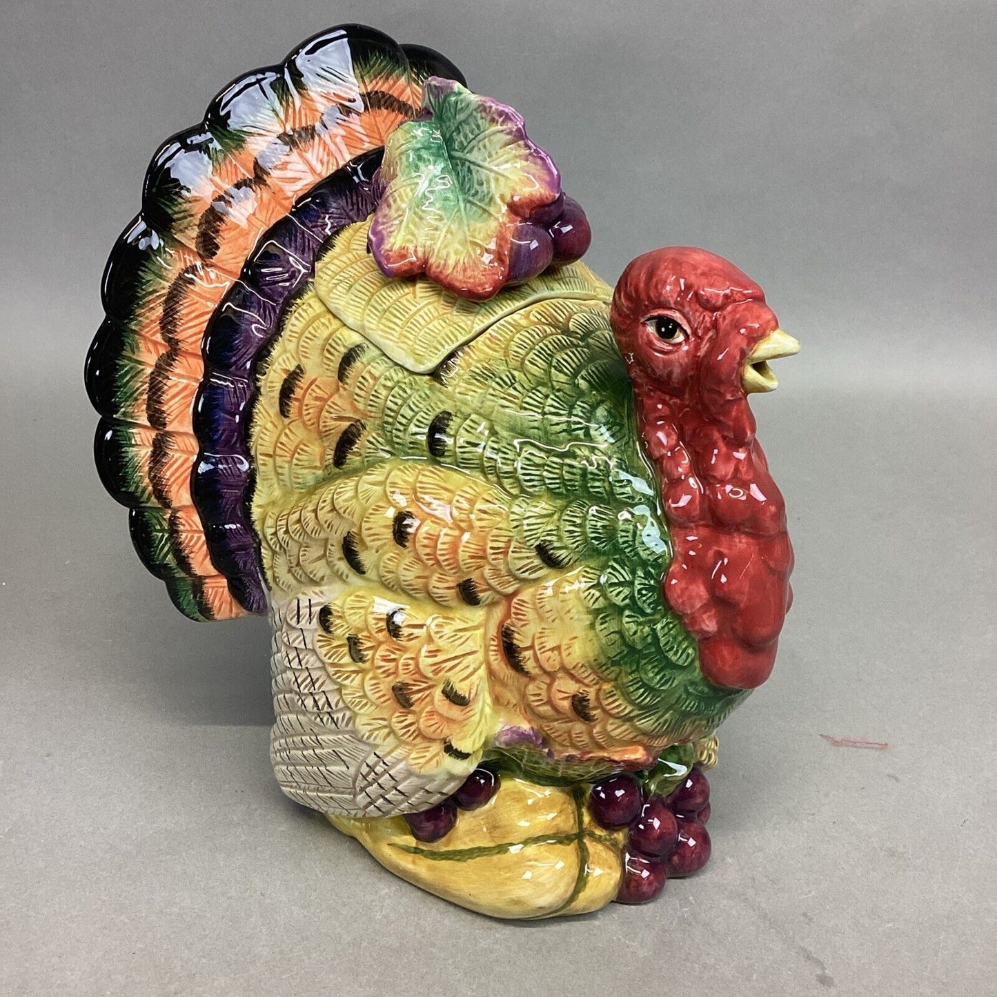 Vintage Fitz & Floyd Classics Harvest Heritage Decorative Turkey Teapot