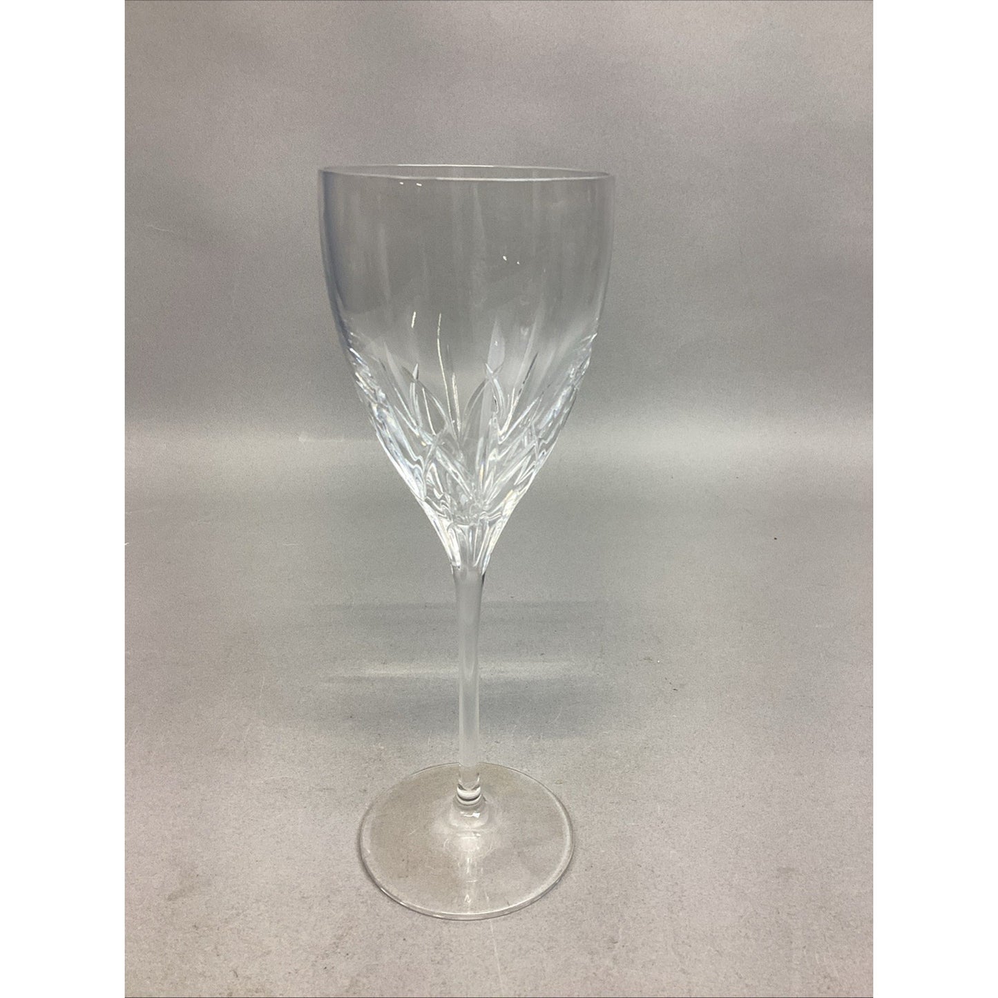 Signed Kate Spade Crystal Wine Glass - 8.75”H