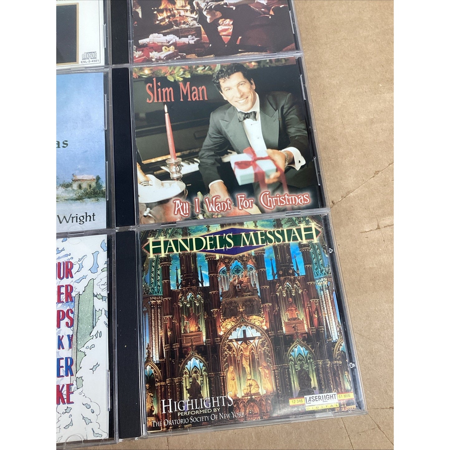 Lot Of 6 Christmas CDs - Handel’s Messiah, Nat King Cole, Danny Wright