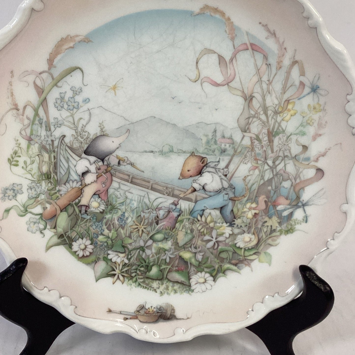 (2) Royal Doulton Wind in the Willows Boating Season 8" Collectible Plates