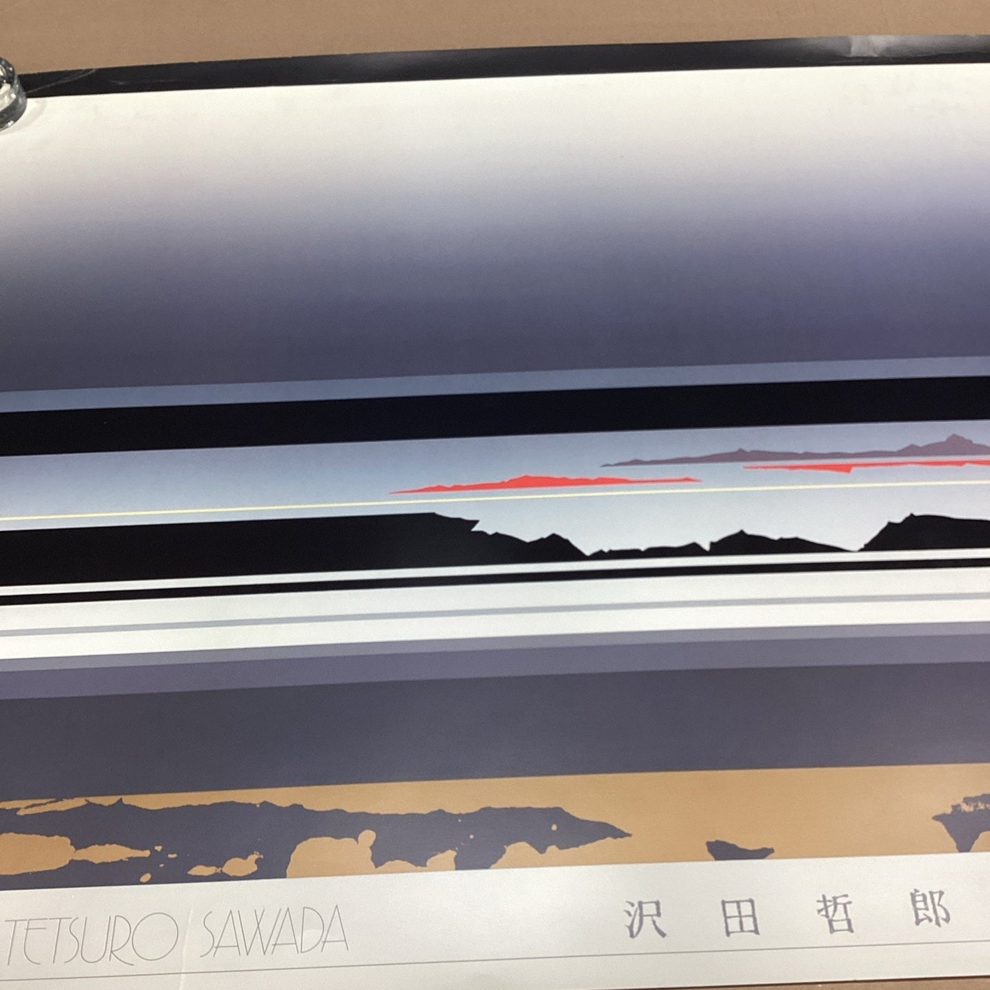 1986 Tetsuro Sawada Pacific Images Poster - 48.5x39.75”