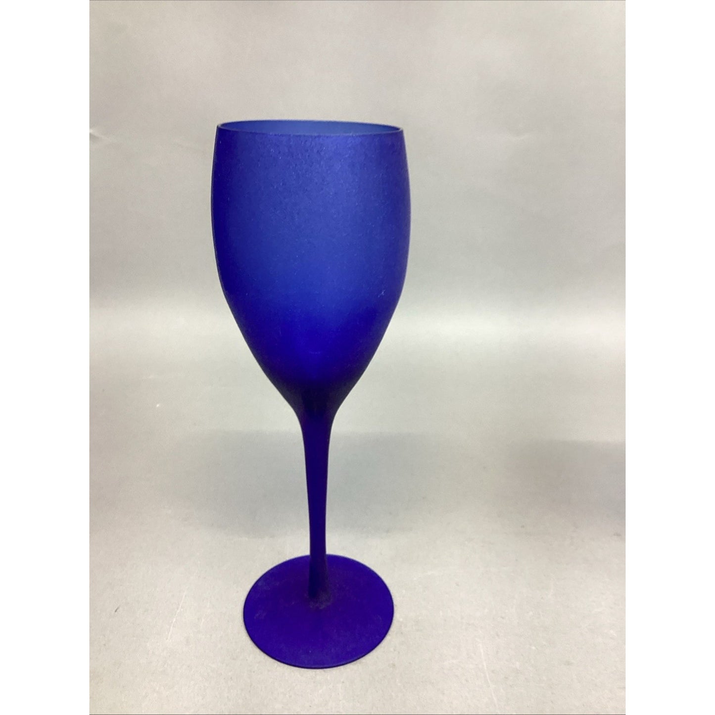 Vintage Set of 2 Cobalt Blue Champagne Glasses