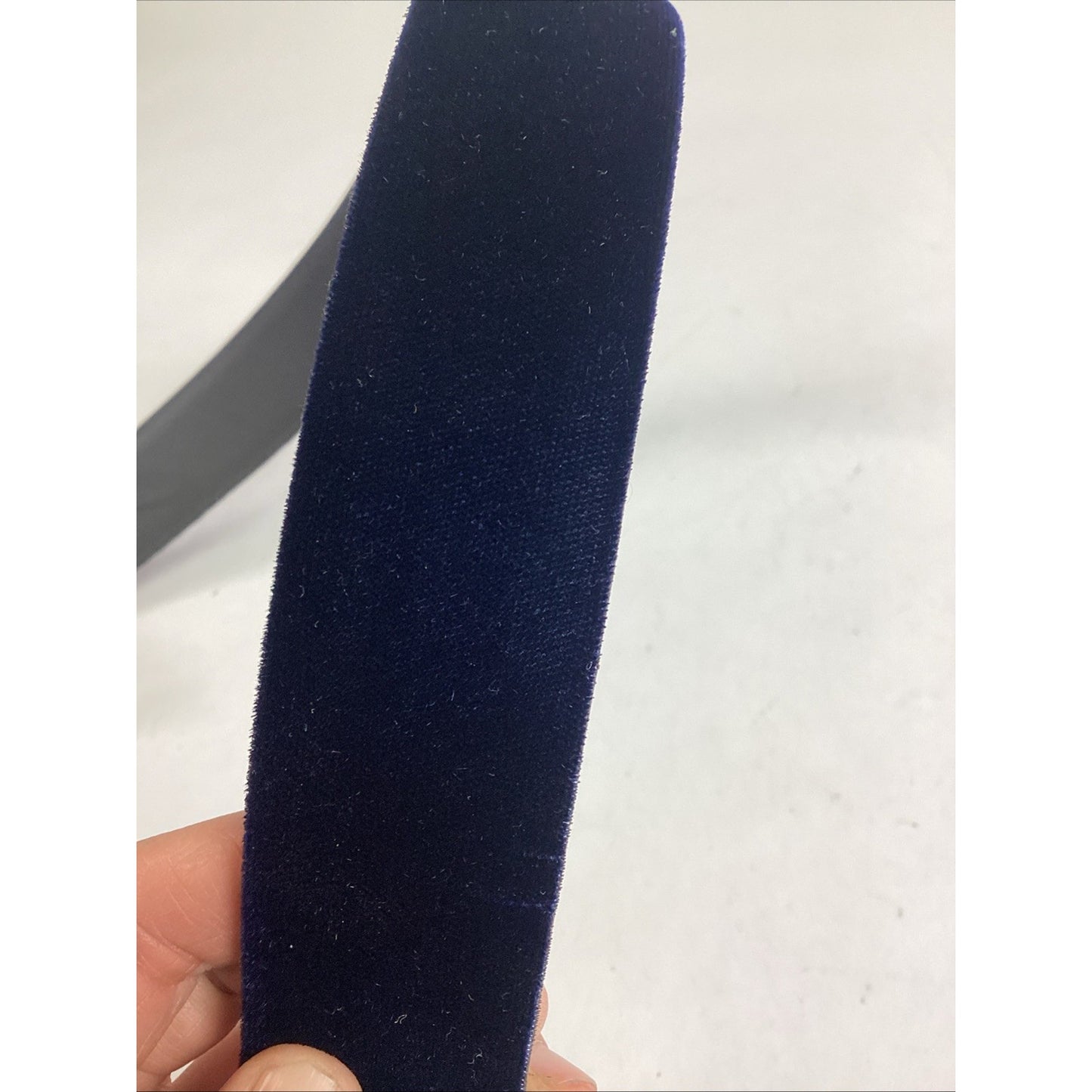 Bergdorf Goodman Blue Suede Men’s Belt - NWT - Size 36 - Made In Italy