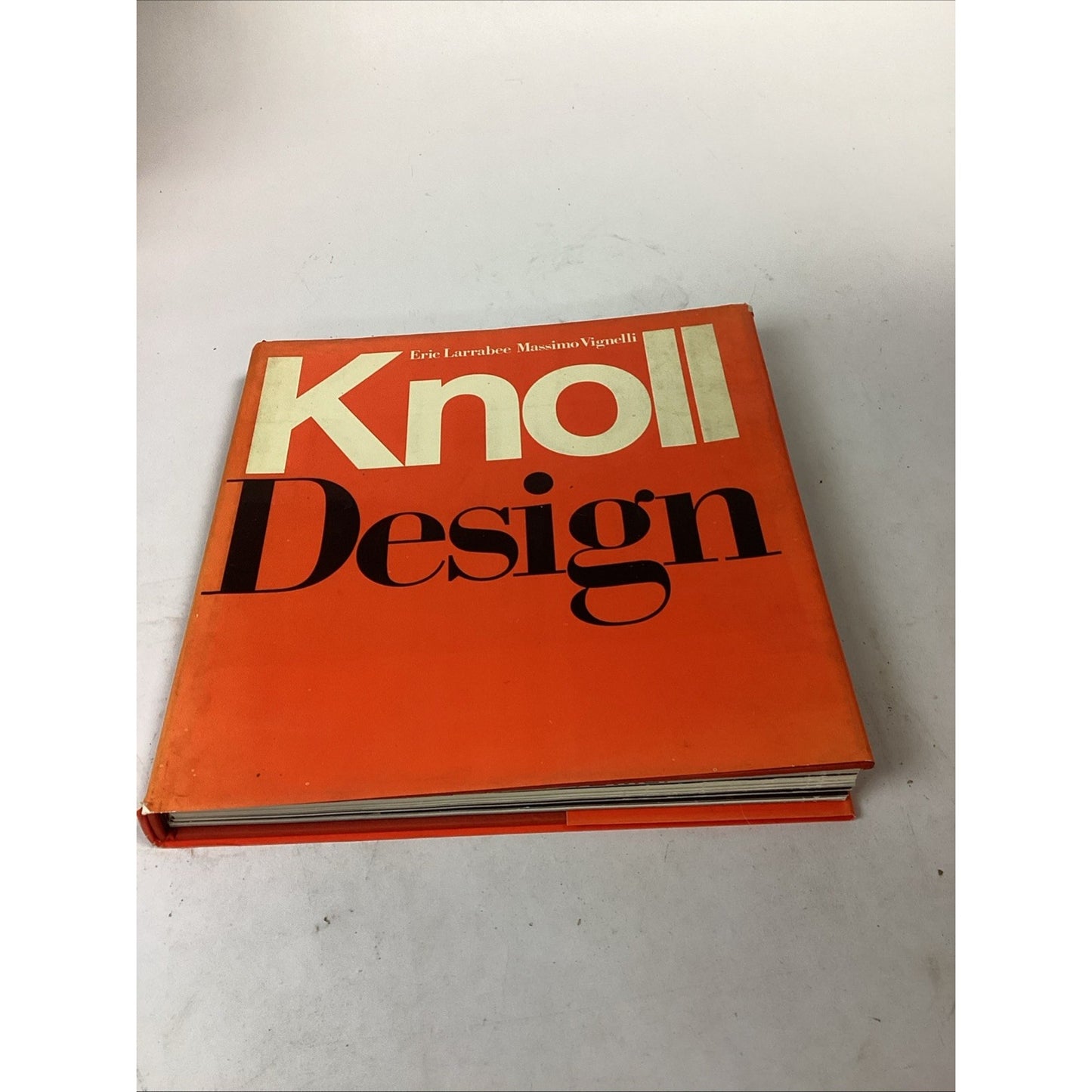 Knoll Design Book by Eric Larrabee Massimo Vignelli - 1990
