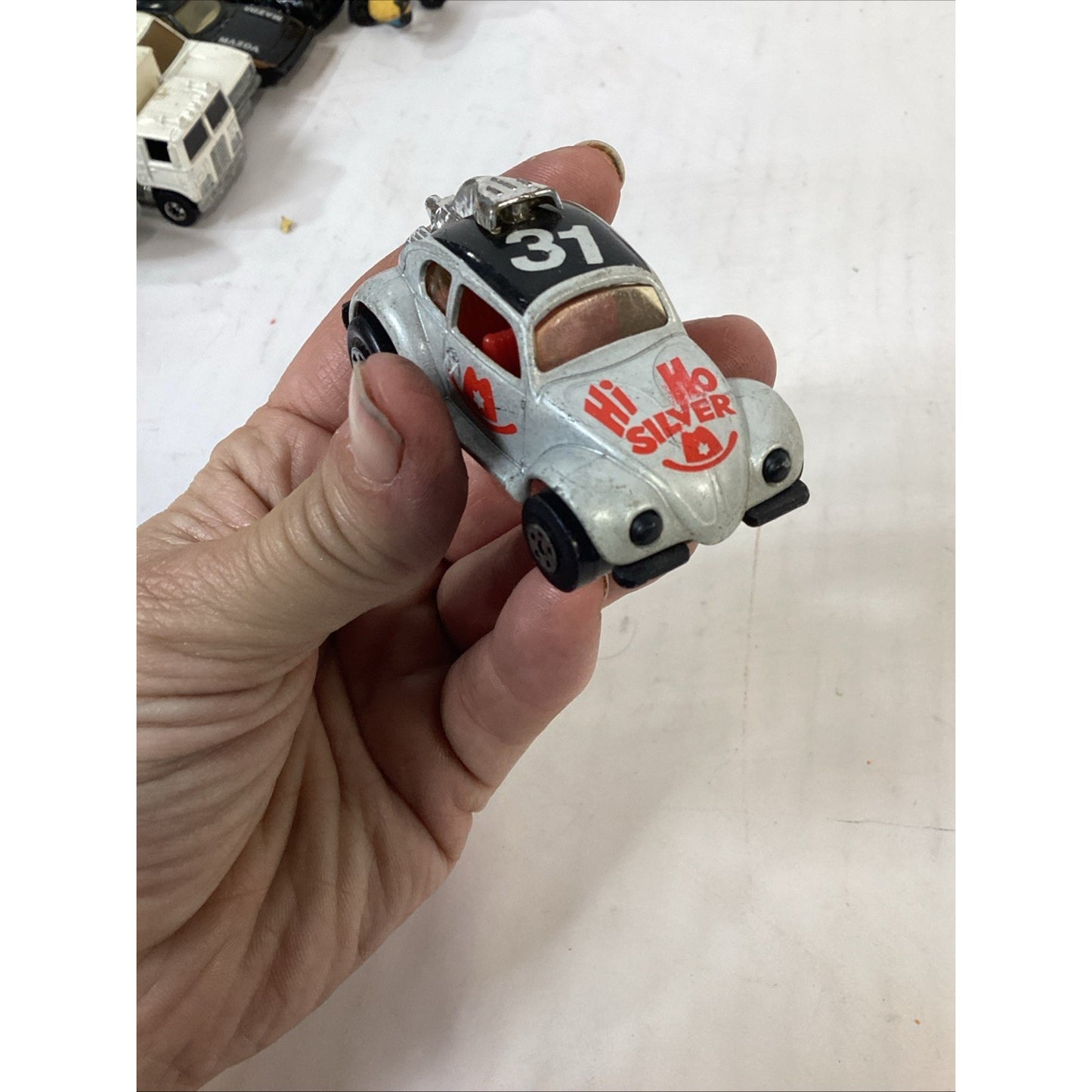 Lot Of 2 MATCHBOX LESNEY #15 Hi Ho Silver Volkswagen Beetle 1971 Superfast