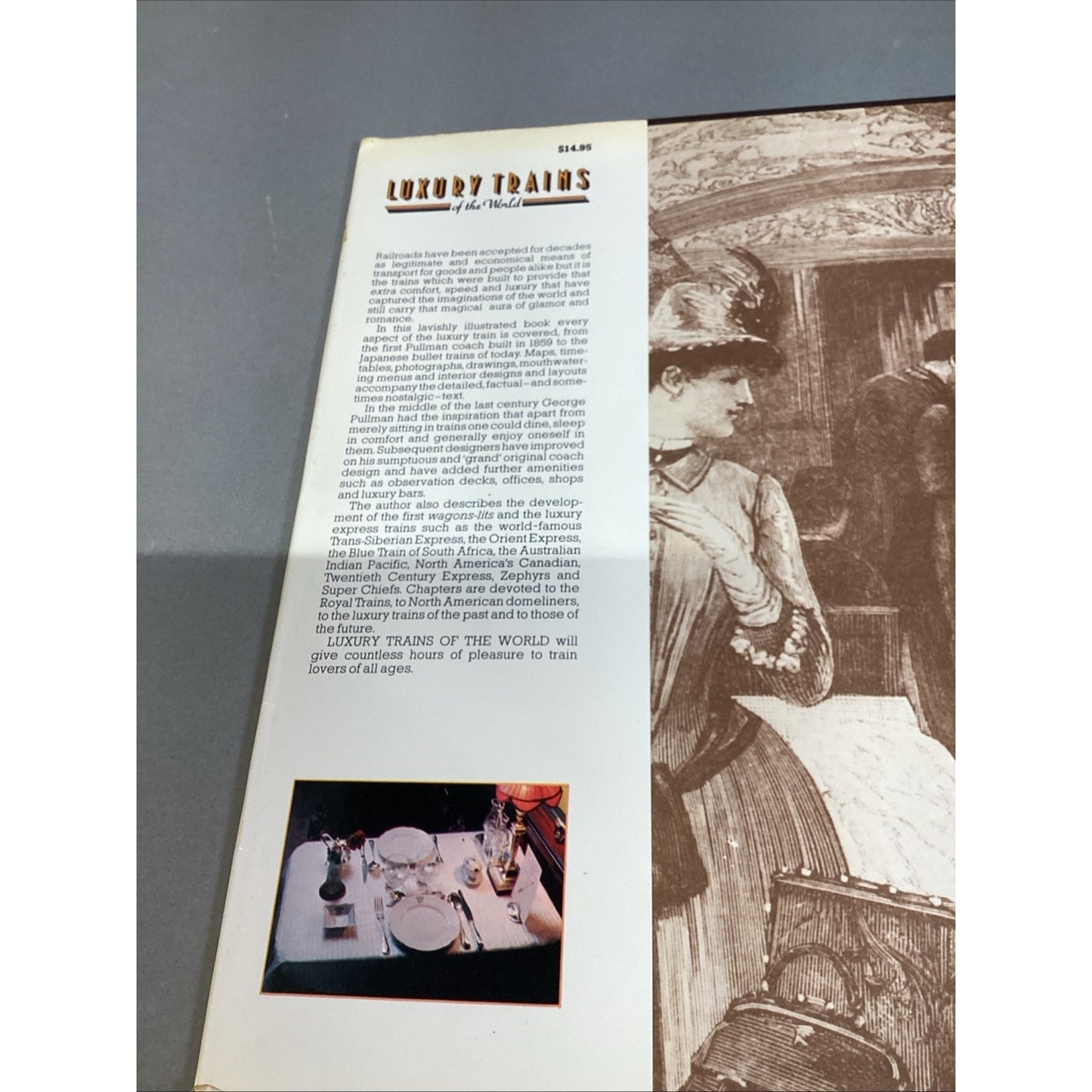 Luxury Trains of The World by G Freeman Allen 1979 (HC/DJ) - Illustrated