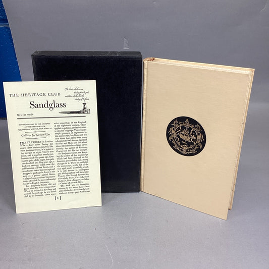 GULLIVER'S TRAVELS In Slip Case • Jonathan Swift • 1940 - W/ Sandglass Illustrat
