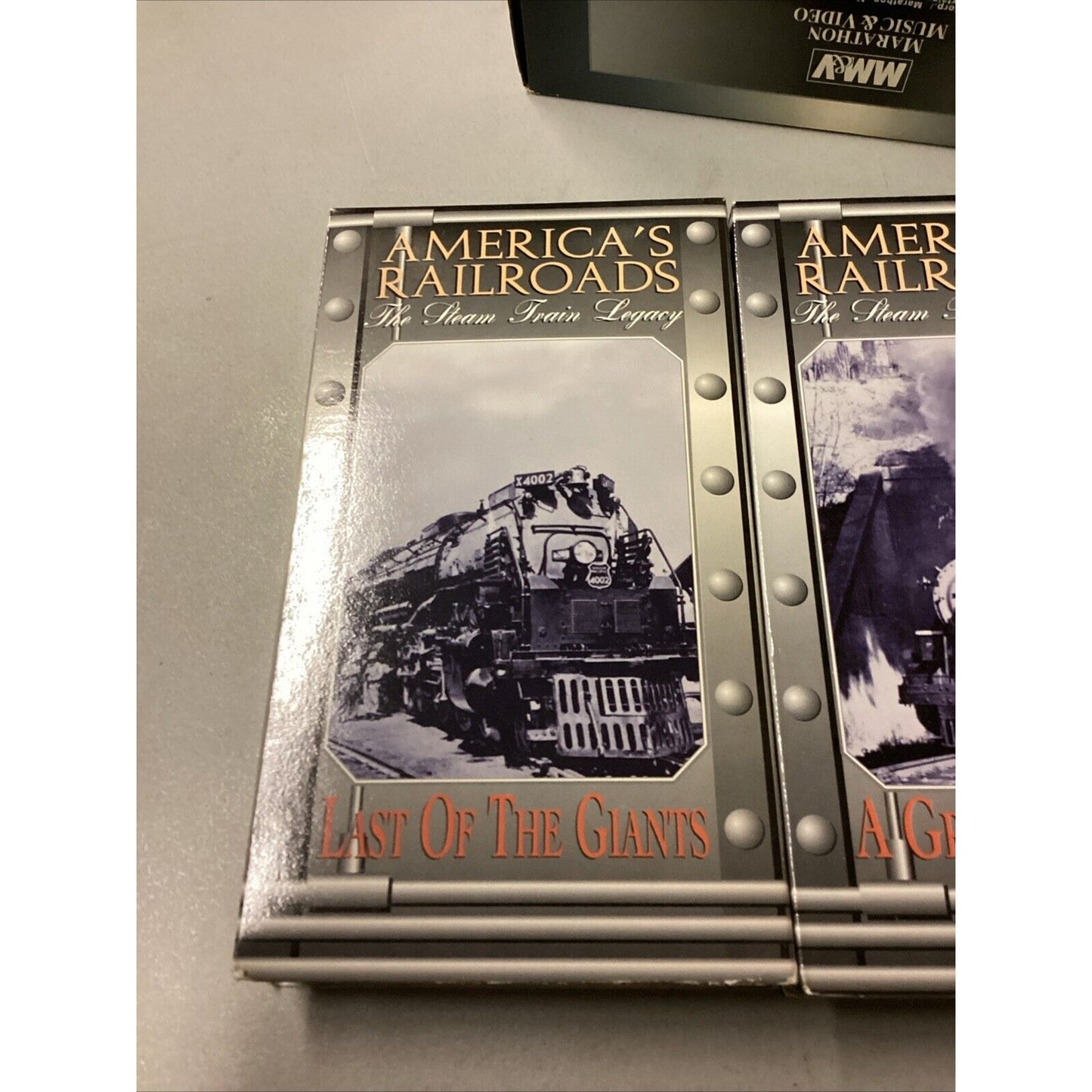 Americas Railroads The Steam Train Legacy Box Set - 7 VHS Tape Set