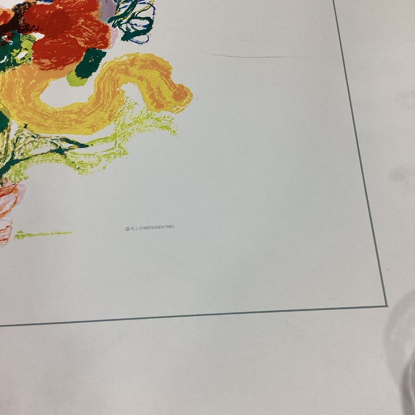 R.J. Christensen Floral Art Poster - 33.75x22.5”