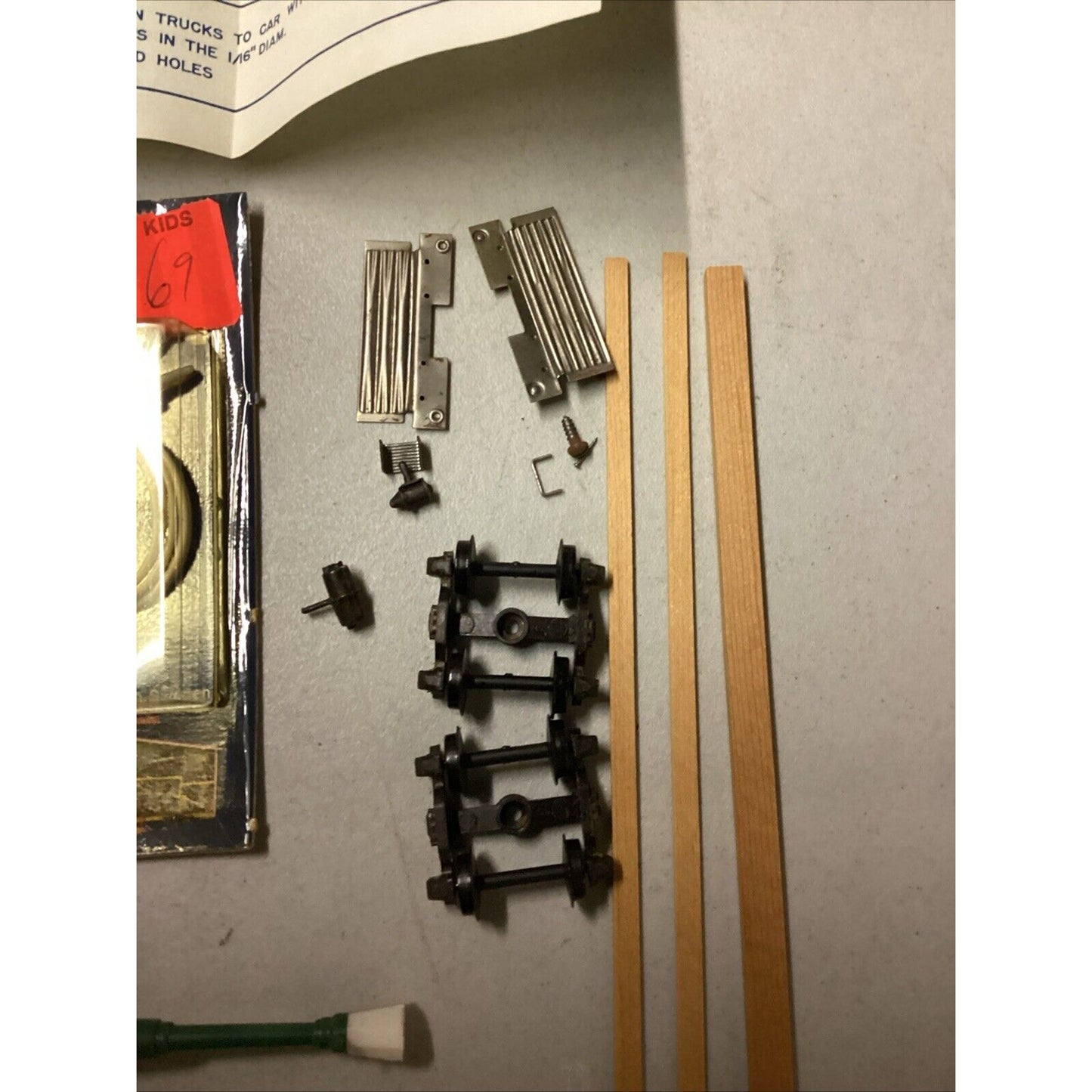ULRICH Model Kit Gondola Car HO Scale Kit With Instructions & Original Box