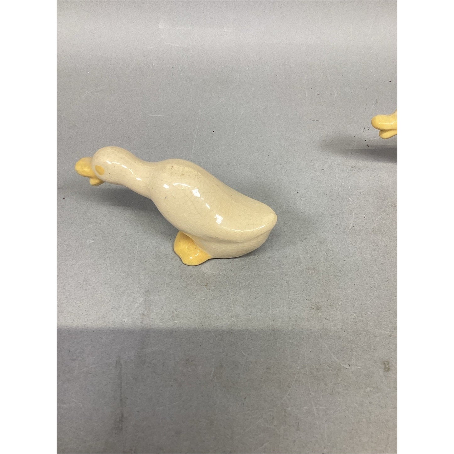 Set Of 3 Mid Century Ceramic Duck Figurines