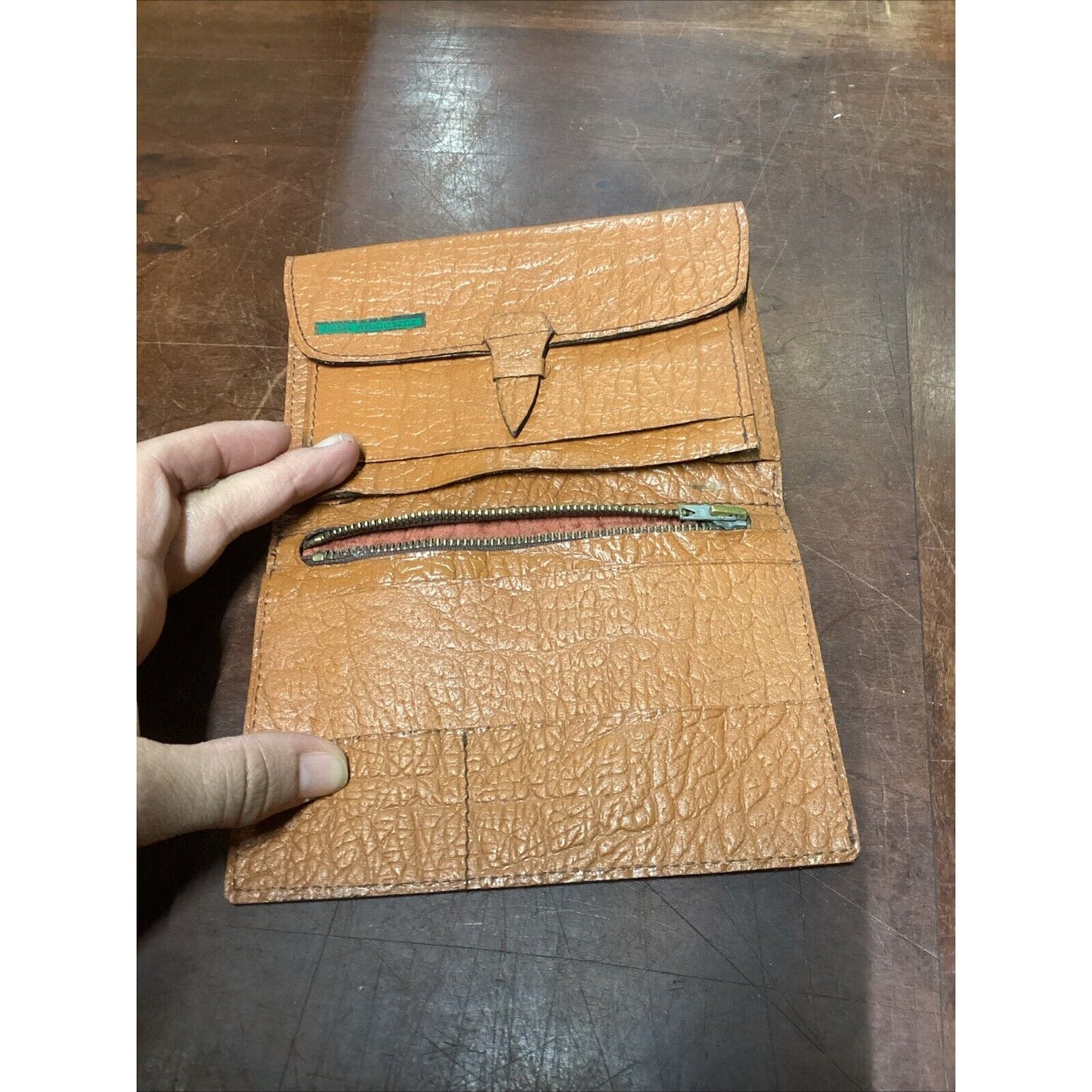 Vintage Kabel Bydgoszcz Brown Leather Wallet