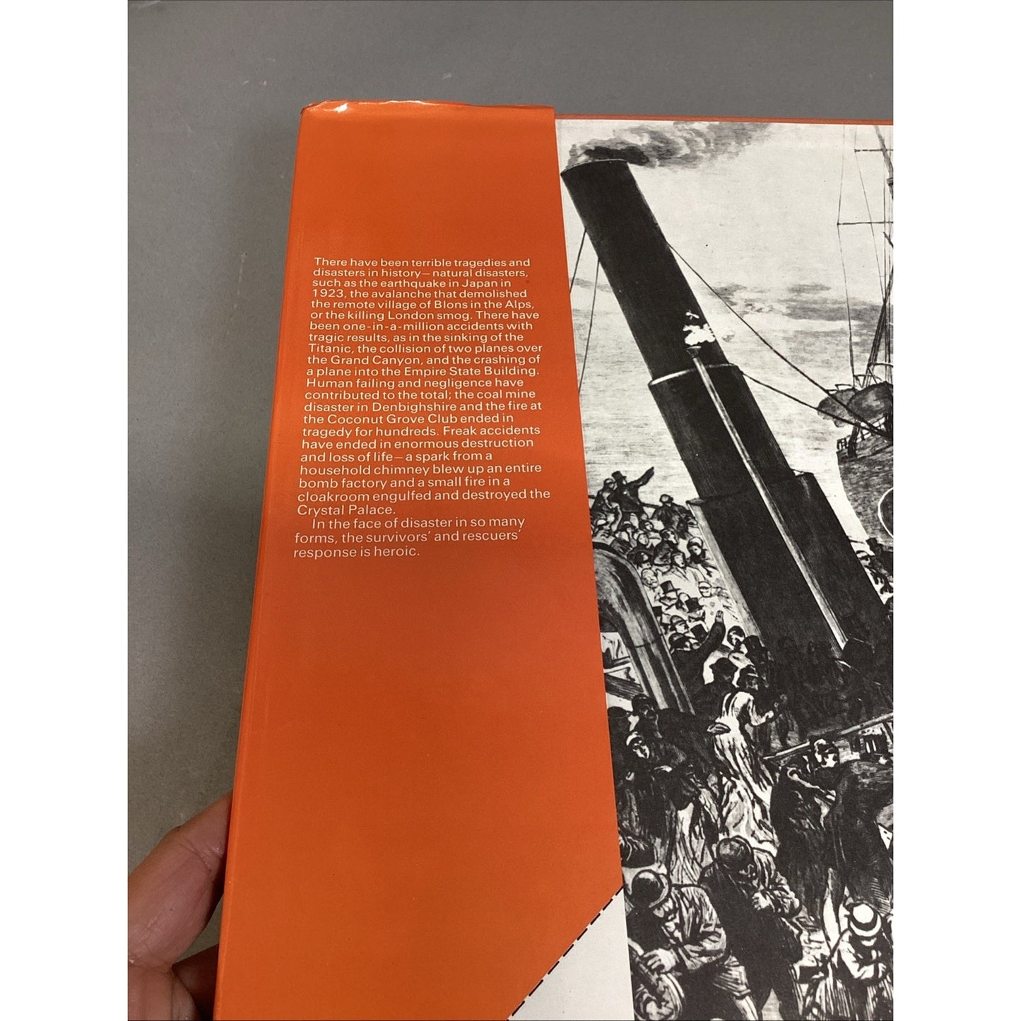 World Disasters Hard Cover Book - 1976