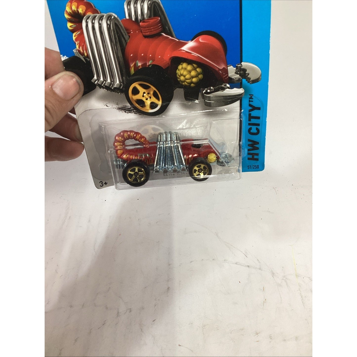 Hot Wheels Eevil Weevil HW City 2014 Series - Burnt Orange 1:64 - NOS