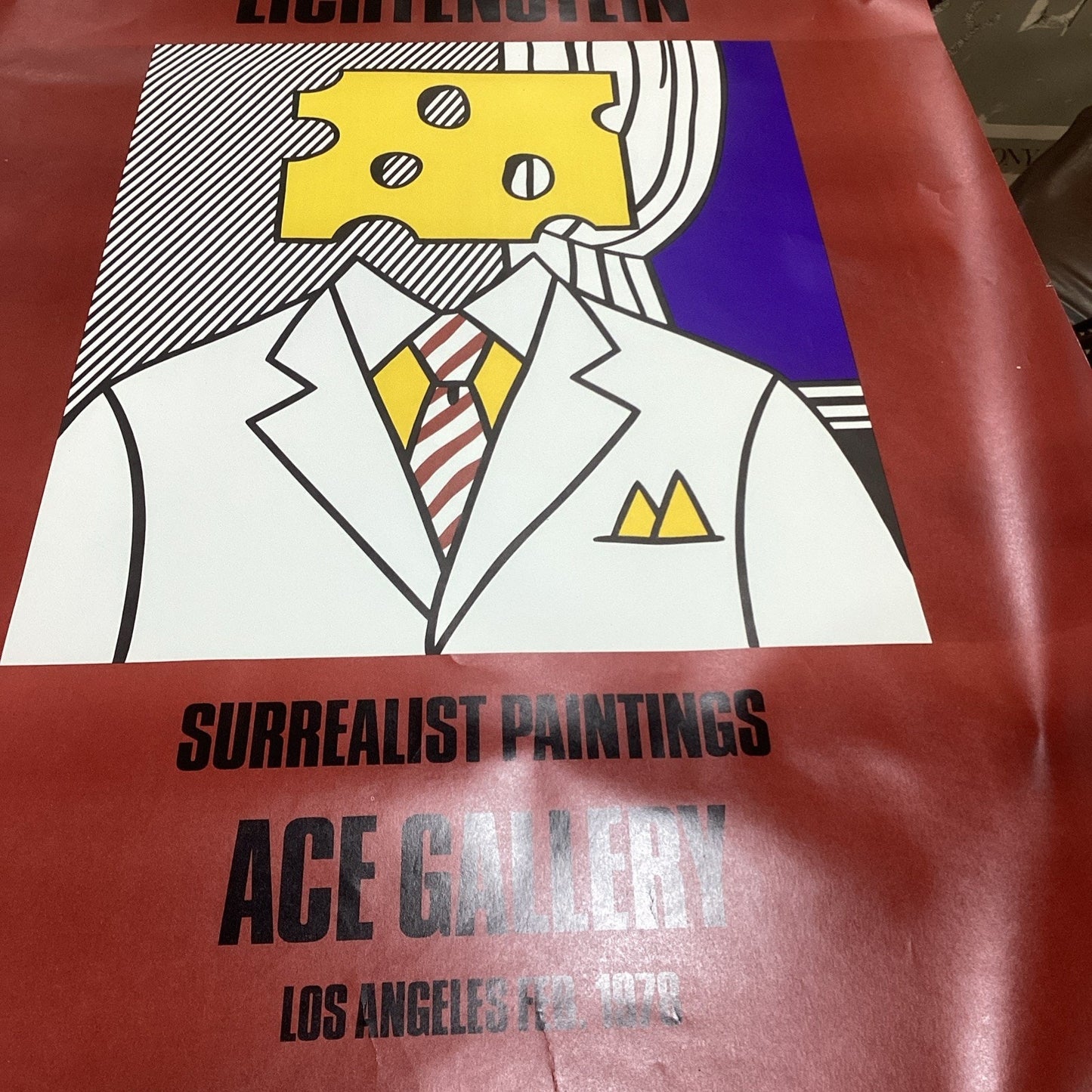 Lichtenstein Surrealist Paintings Ace Gallery Los Angeles 1978 - 59.5x44.5”