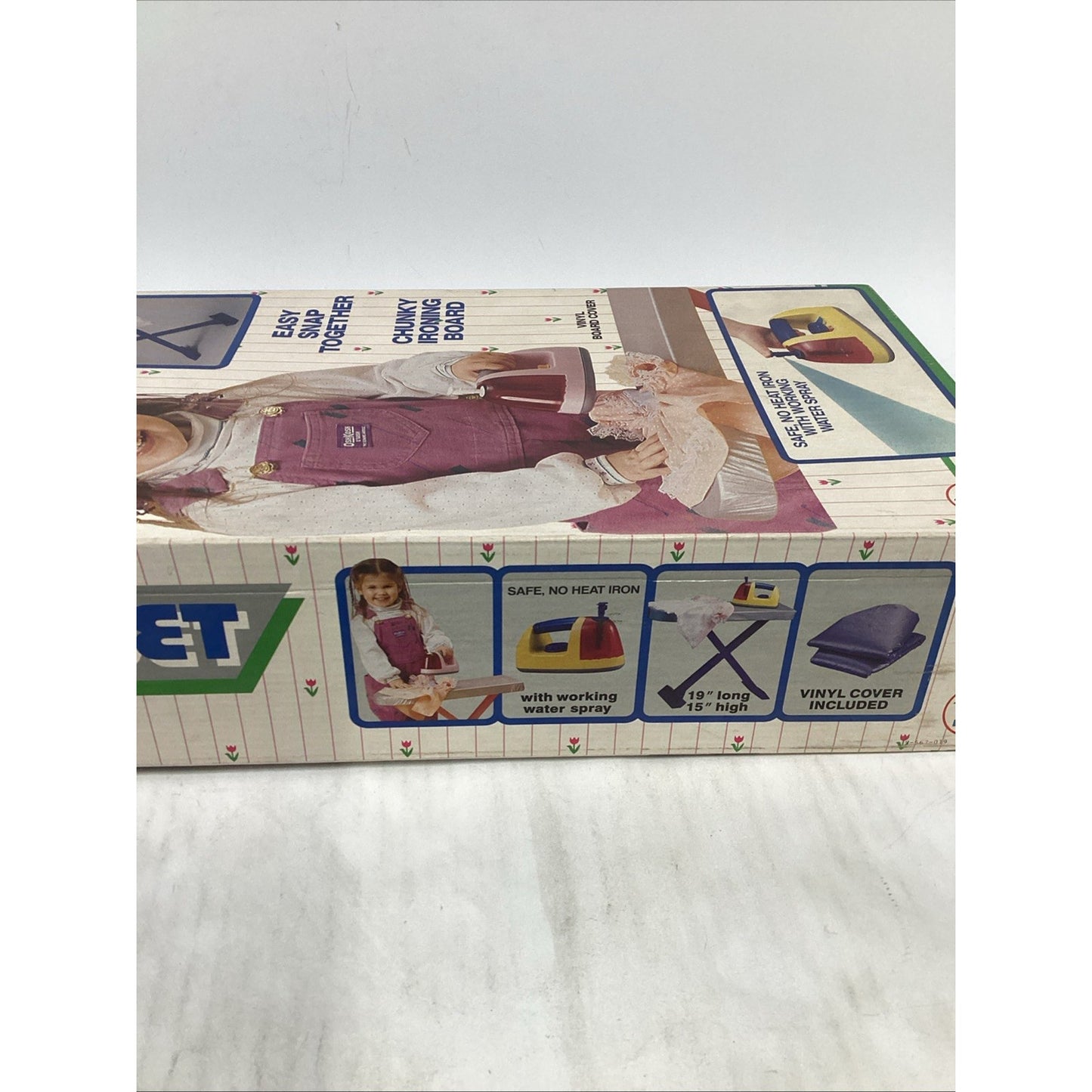 Vintage Rare Tidy Time Play Sets Ironing Set W/ Ironing Board & Iron