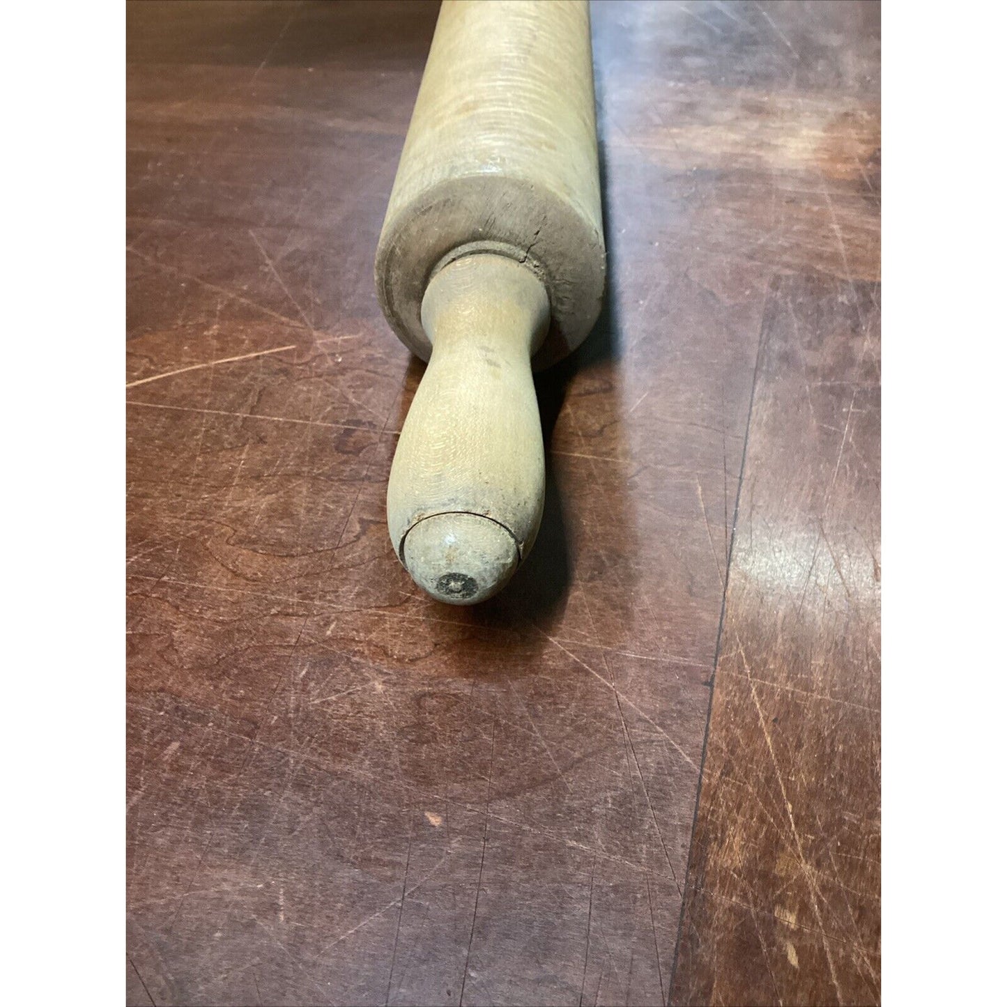 Set Of 2 Vintage Bakers Rolling Pins - Medium & Large
