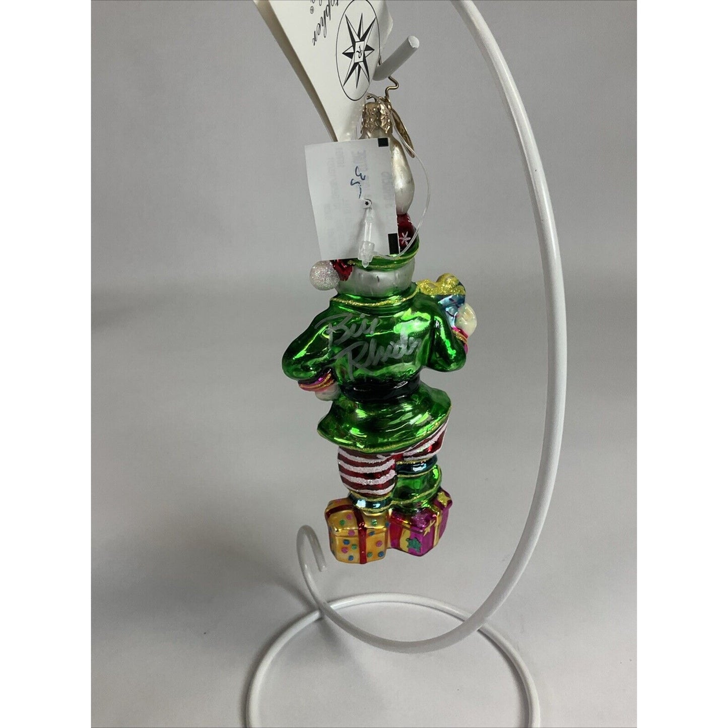 Christopher Radko Santaland Billy Bunny Elf Christmas Ornament 2003