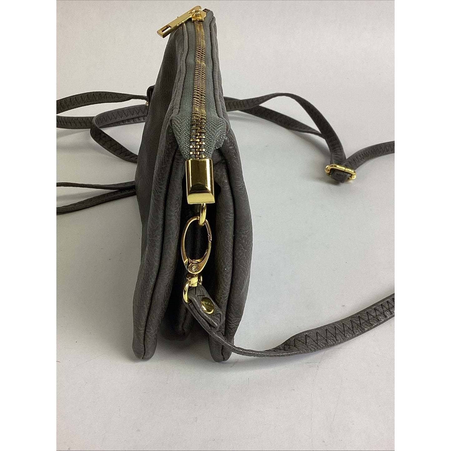 Michael Kors Gray Leather Purse Crossbody Bag