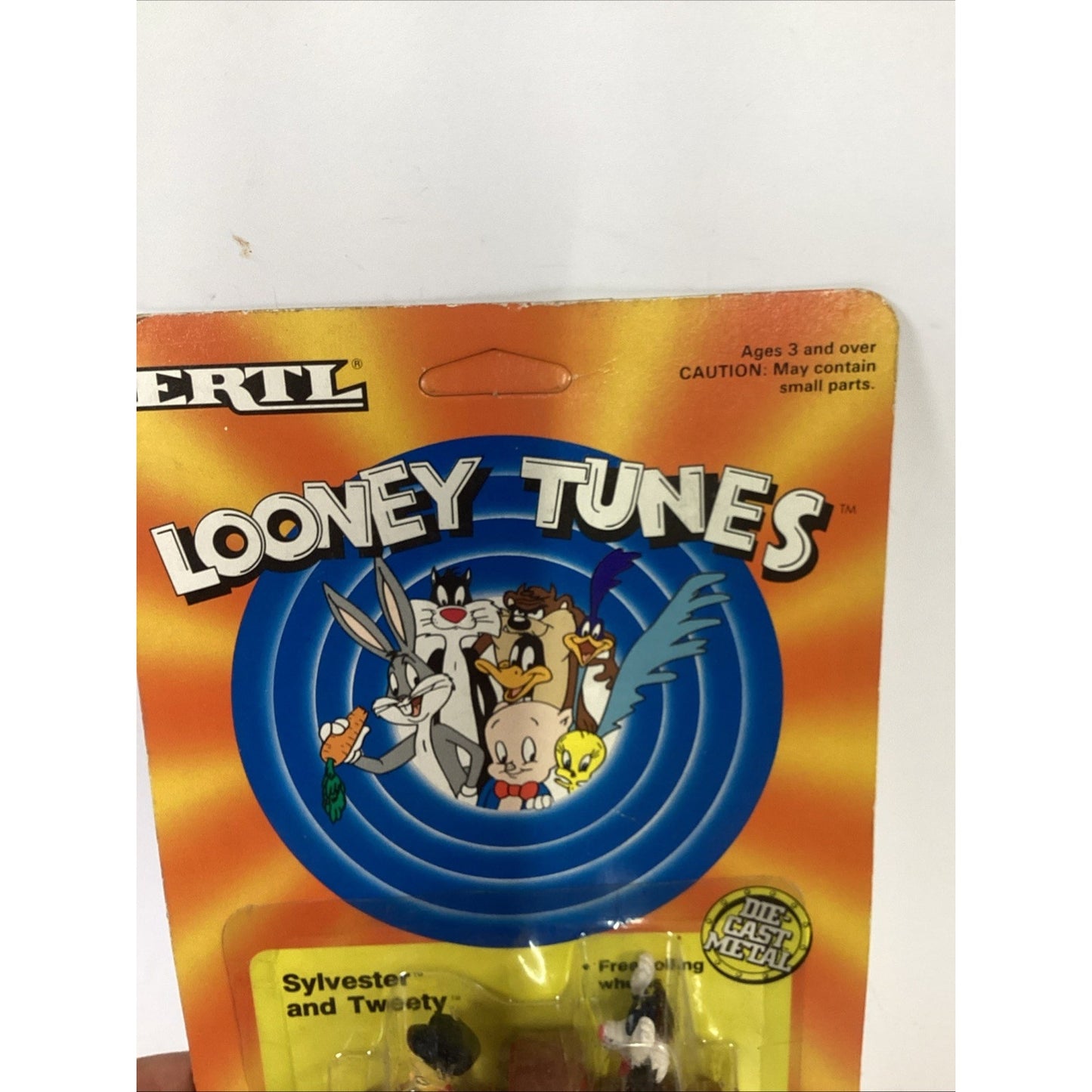 Vintage 1989 Lot of 3 NOS ERTL Looney Tunes Metal Characters/Vehicles