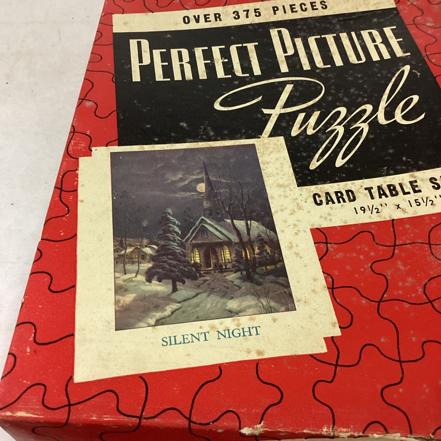 Set Of 6 Vintage Wooden Perfect Picture Puzzles