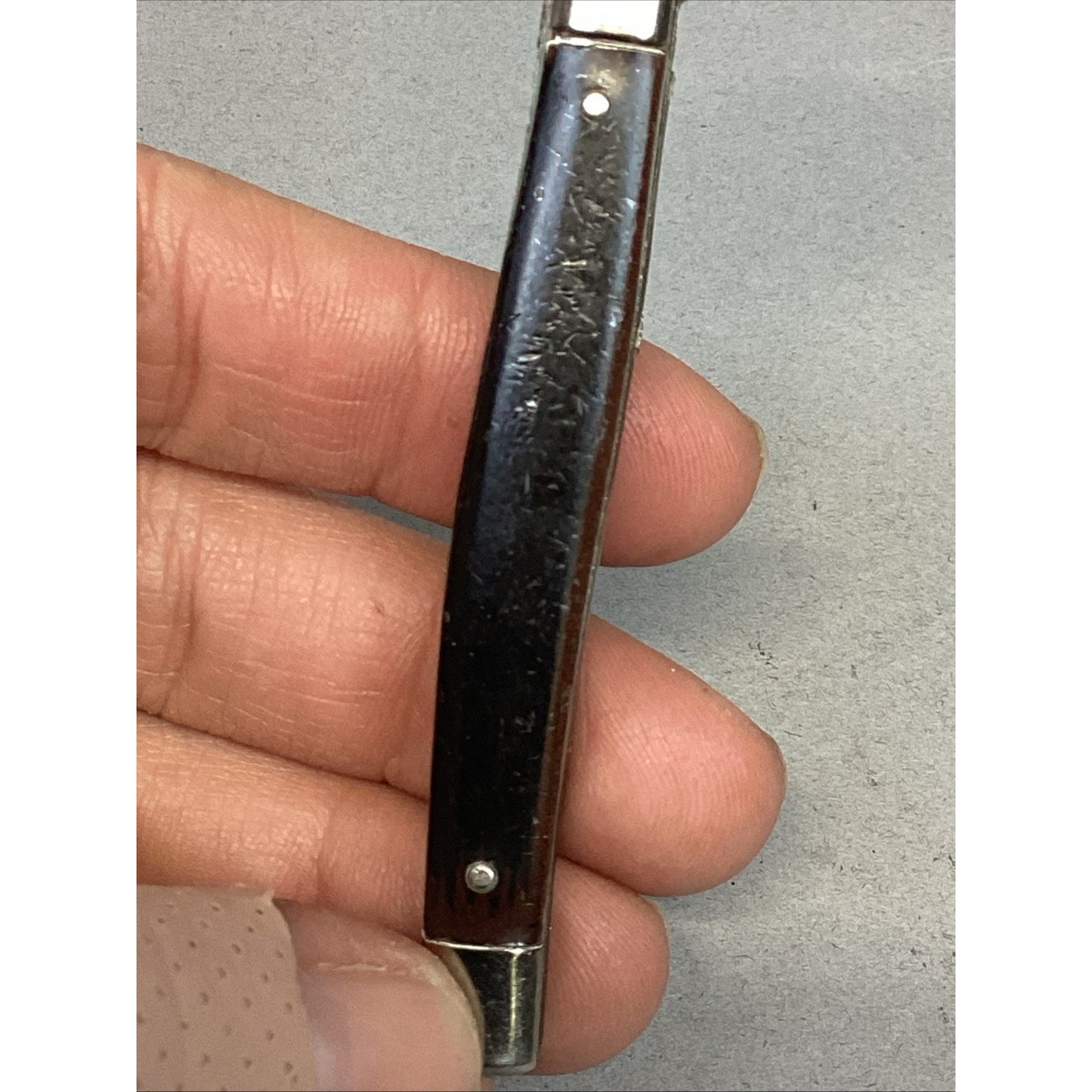 VINTAGE IMPERIAL PROV USA 851 DE - 2 BLADE DIAMOND EDGE STAINLESS POCKET KNIFE