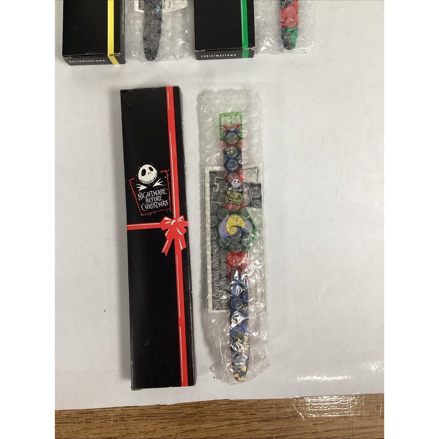Nightmare Before Christmas 1993 Burger King (3) Watch Set - New