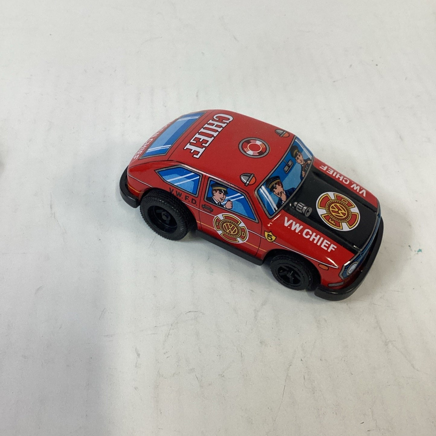 Lot of 3 Vintage Friction Cars - Mini Cooper, Beetle & Cabriolet - NOS