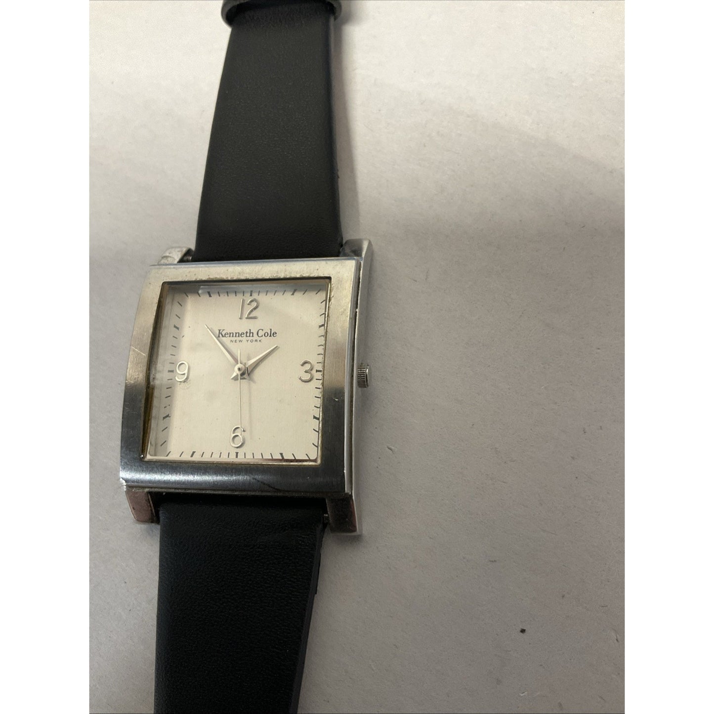 Kenneth Cole Woman’s Watch KC1149 Square -Black Band - Needs Battery