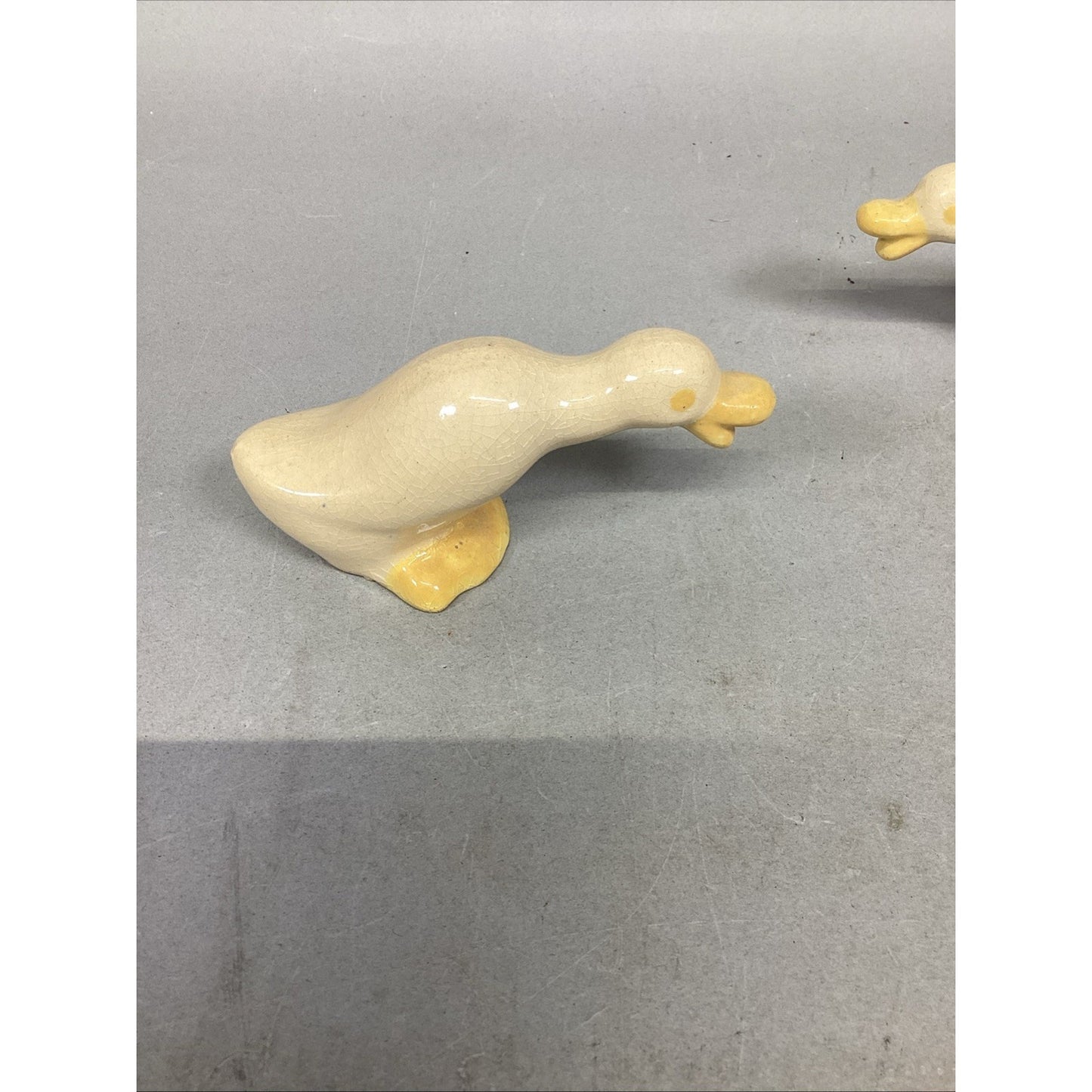 Set Of 3 Mid Century Ceramic Duck Figurines