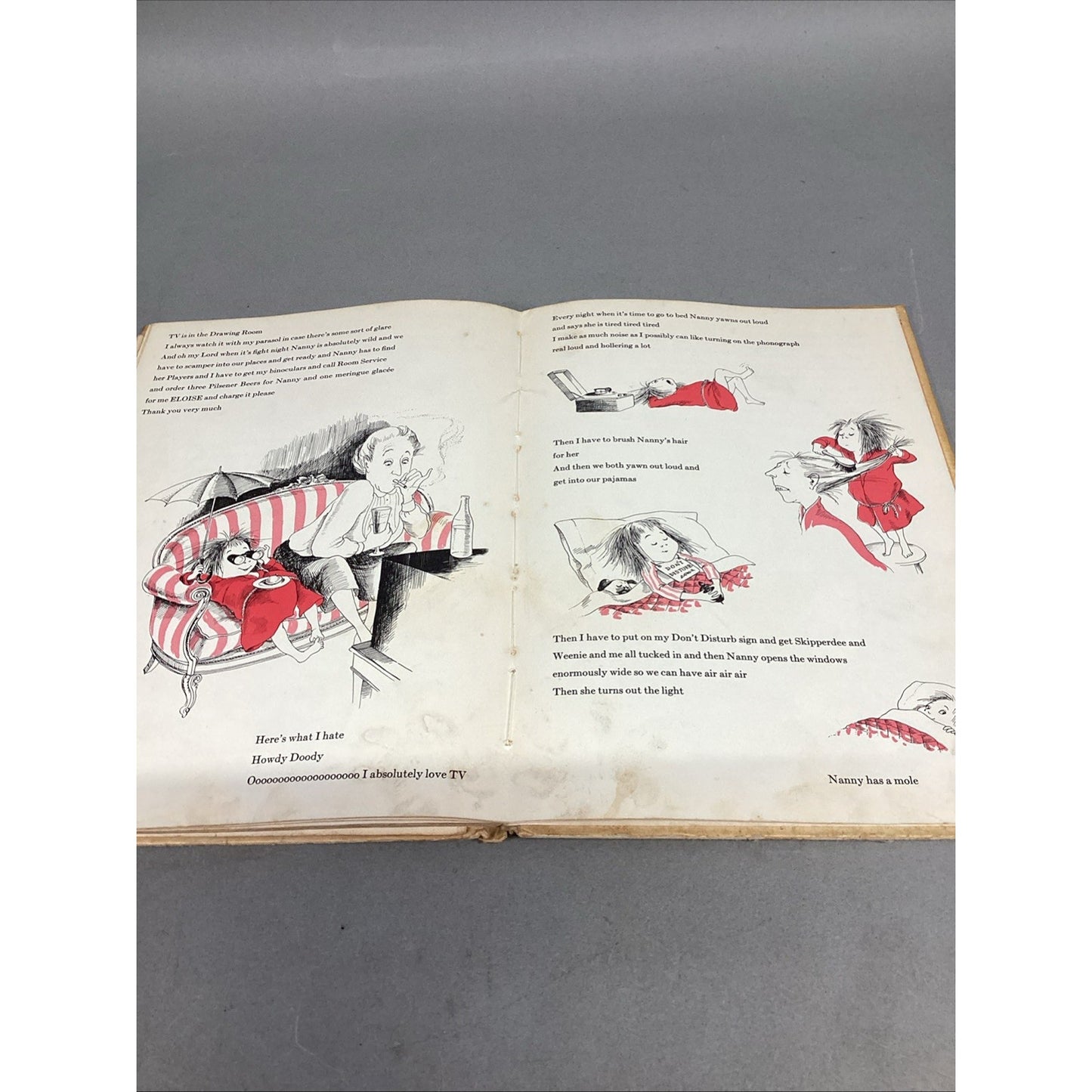 3 Vintage Children’s Books - Eloise, Historie De Roitelet & Mouse At Sea