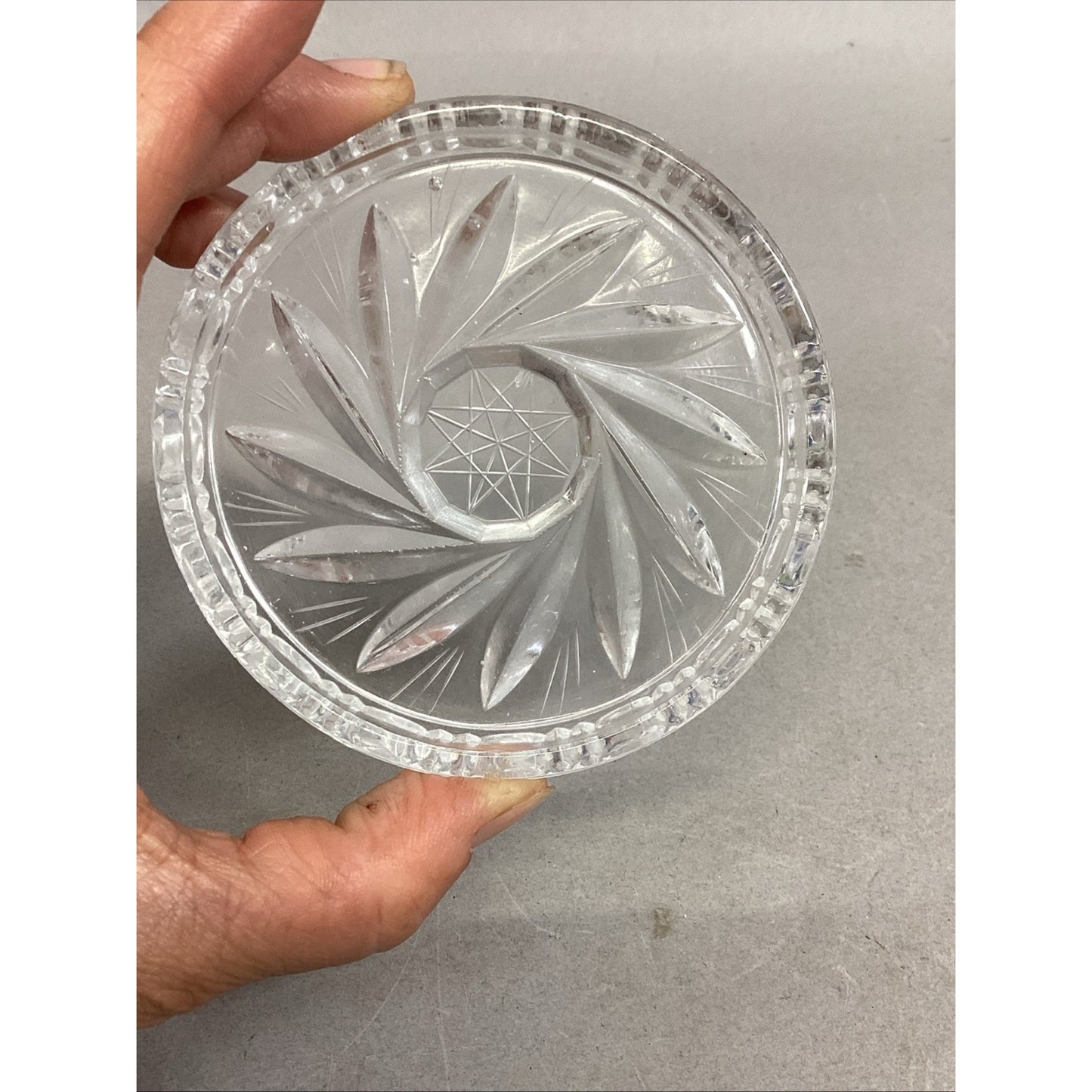 Vintage Echt Bleikristall - West Germany - Crystal Coasters