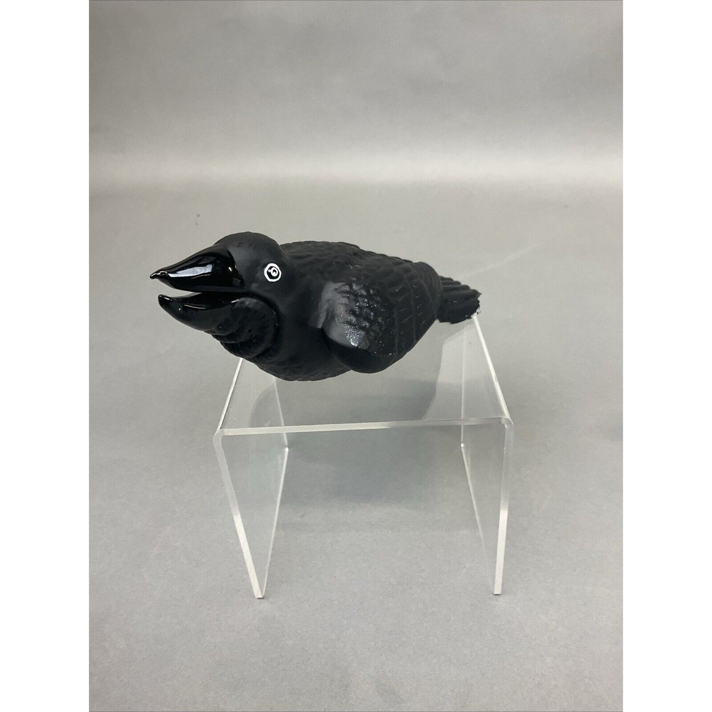 Radko Blue Dolphin Over Waves And Black Crow Christmas Ornaments/ Damaged