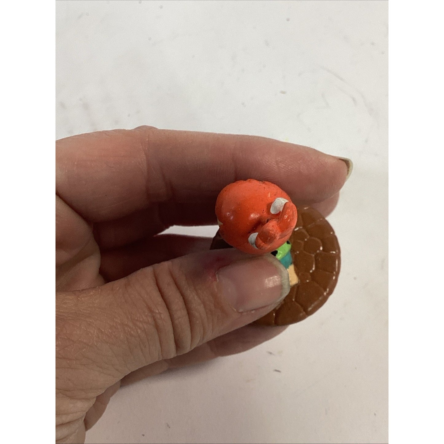 Vintage 1990 Fred Flinstone, Bam Bam And Pebbles Molded Toy Figures