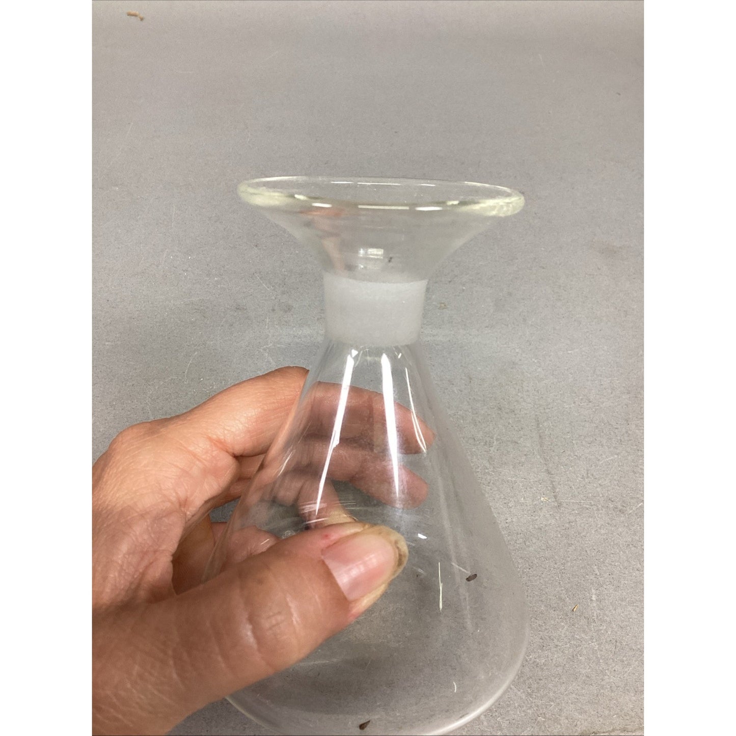 Sofferia Parise Borosilicate Glass Olive Oil or Vinegar Cruet/Decanter - Italy