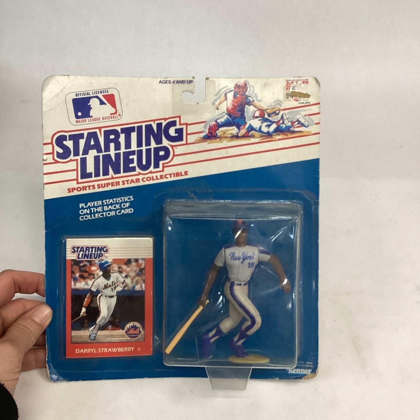 1988 DARRYL STRAWBERRY New York Mets Rookie #18 Starting Lineup
