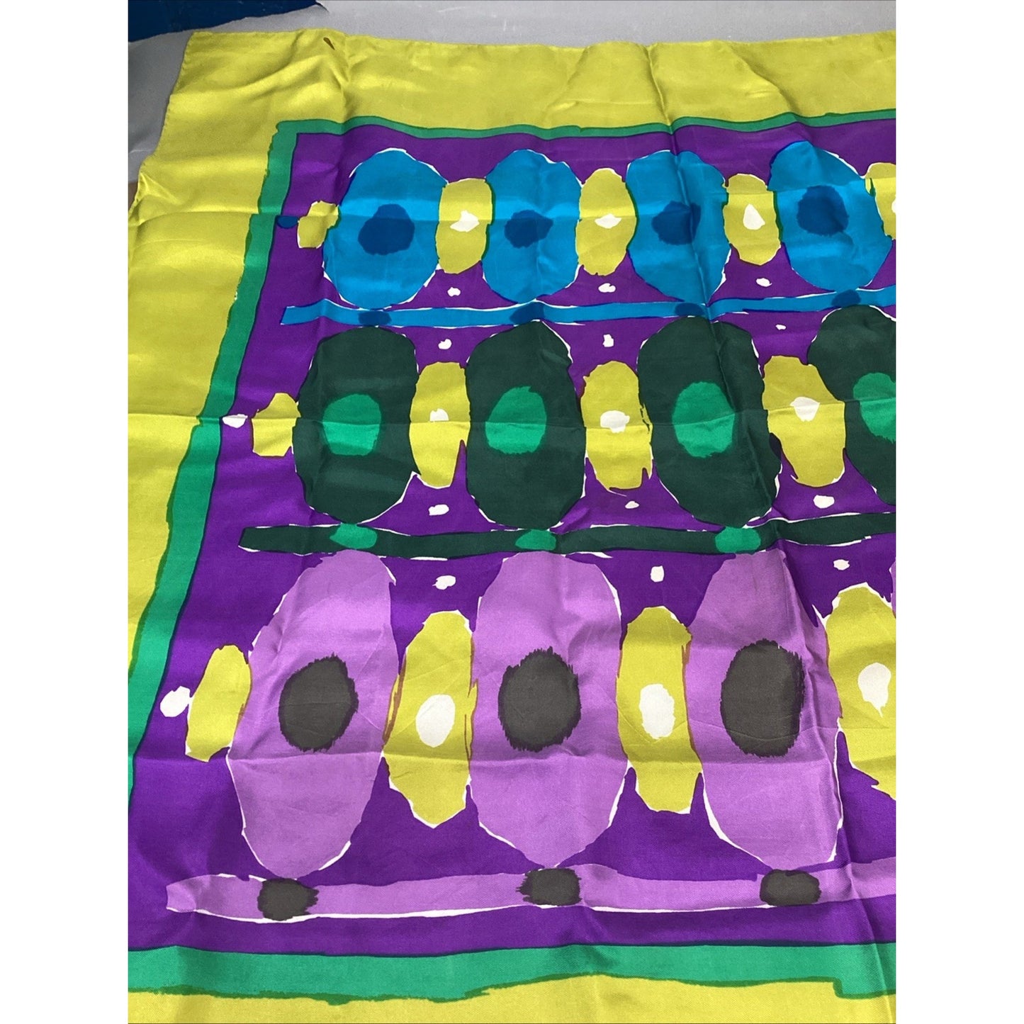 Florio 100% Silk Multicolored Silk Scarf - 30x30”