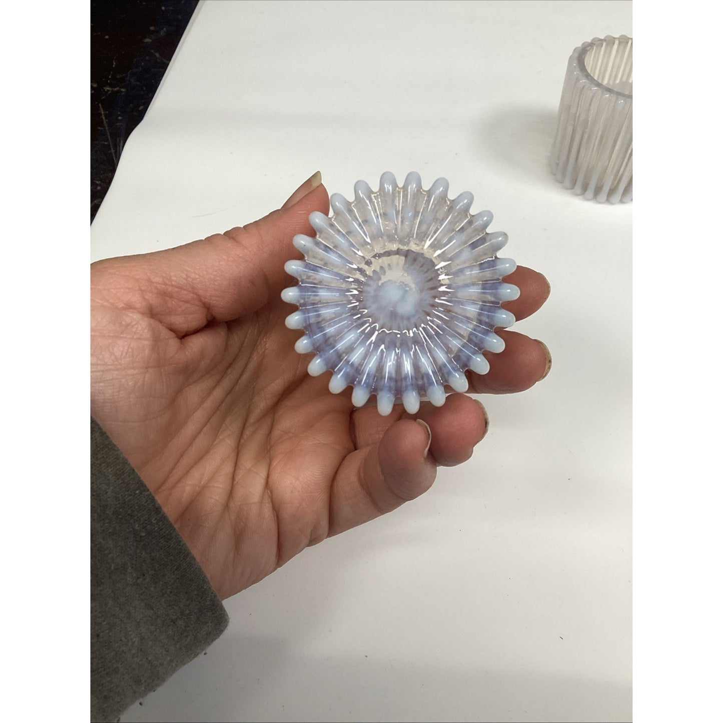 1889 EAPG Opalescent Toothpick Holders -BEATTY RIB Pattern by Beatty & Sons (4)